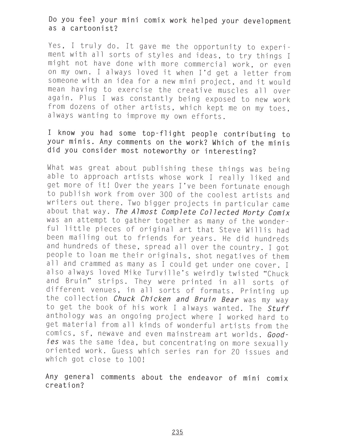 Read online NEWAVE! The Underground Mini Comix of the 1980's comic -  Issue # TPB (Part 3) - 24