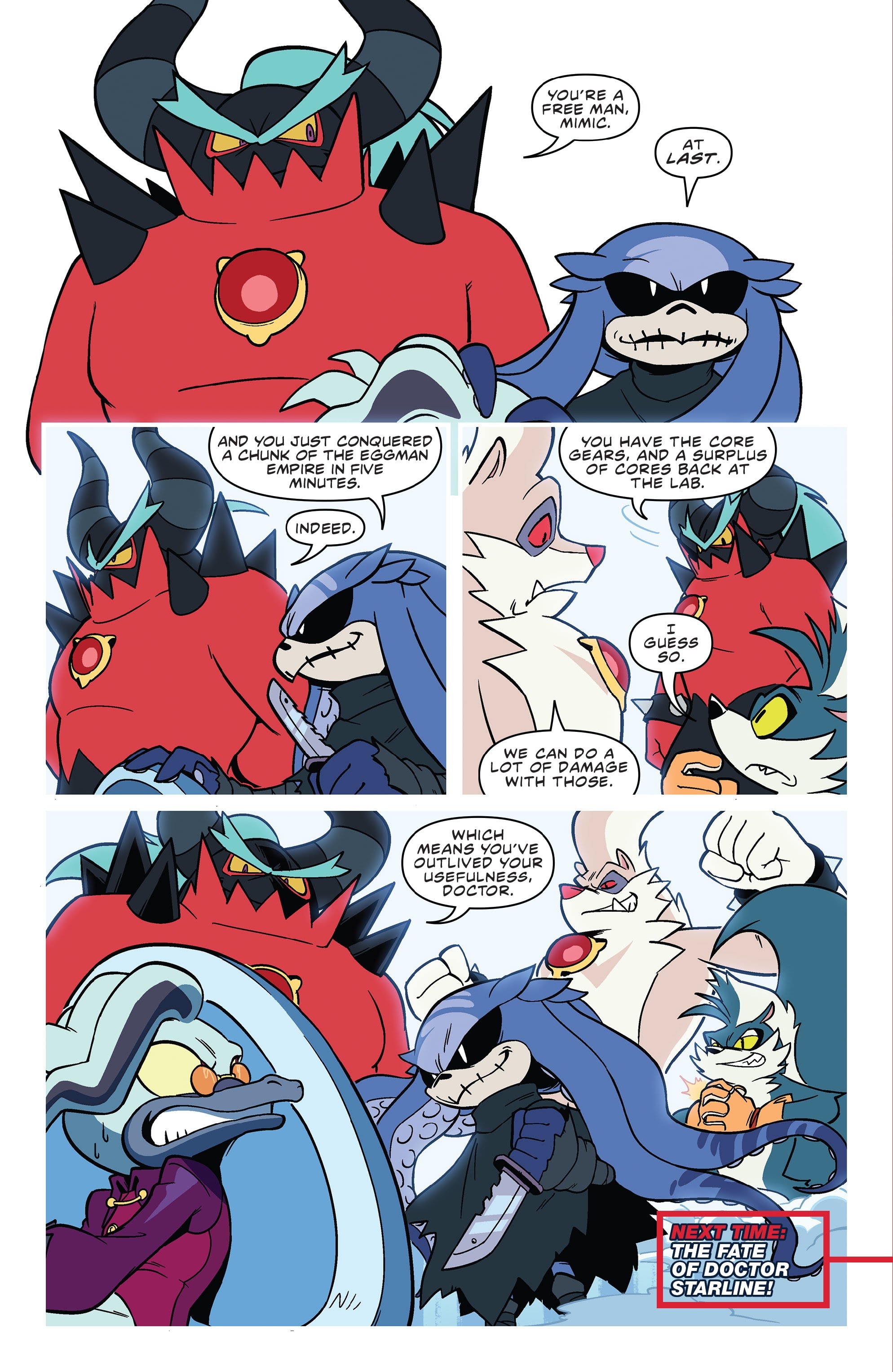 Read online Sonic the Hedgehog: Bad Guys comic -  Issue #3 - 24