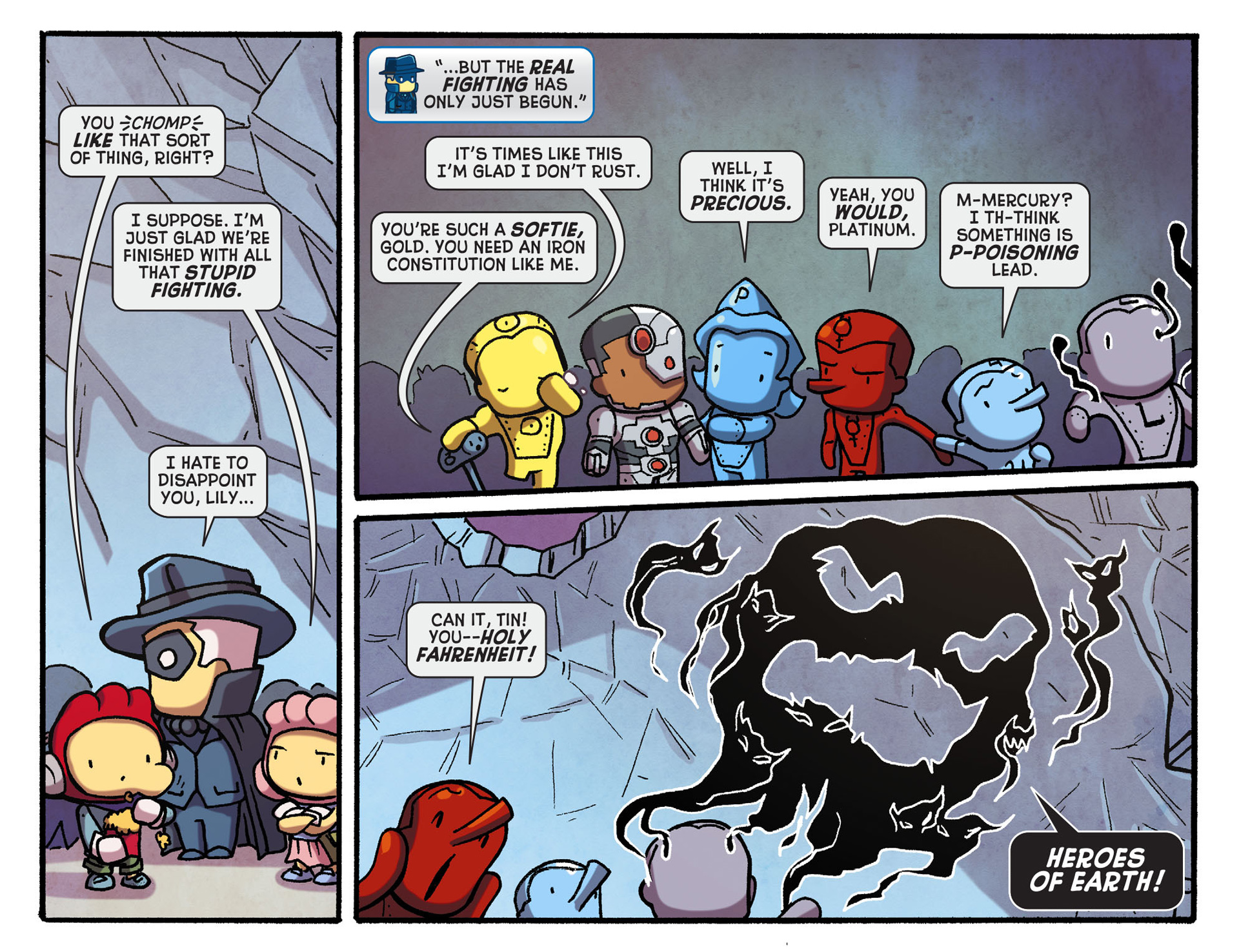 Read online Scribblenauts Unmasked: A Crisis of Imagination comic -  Issue #12 - 17