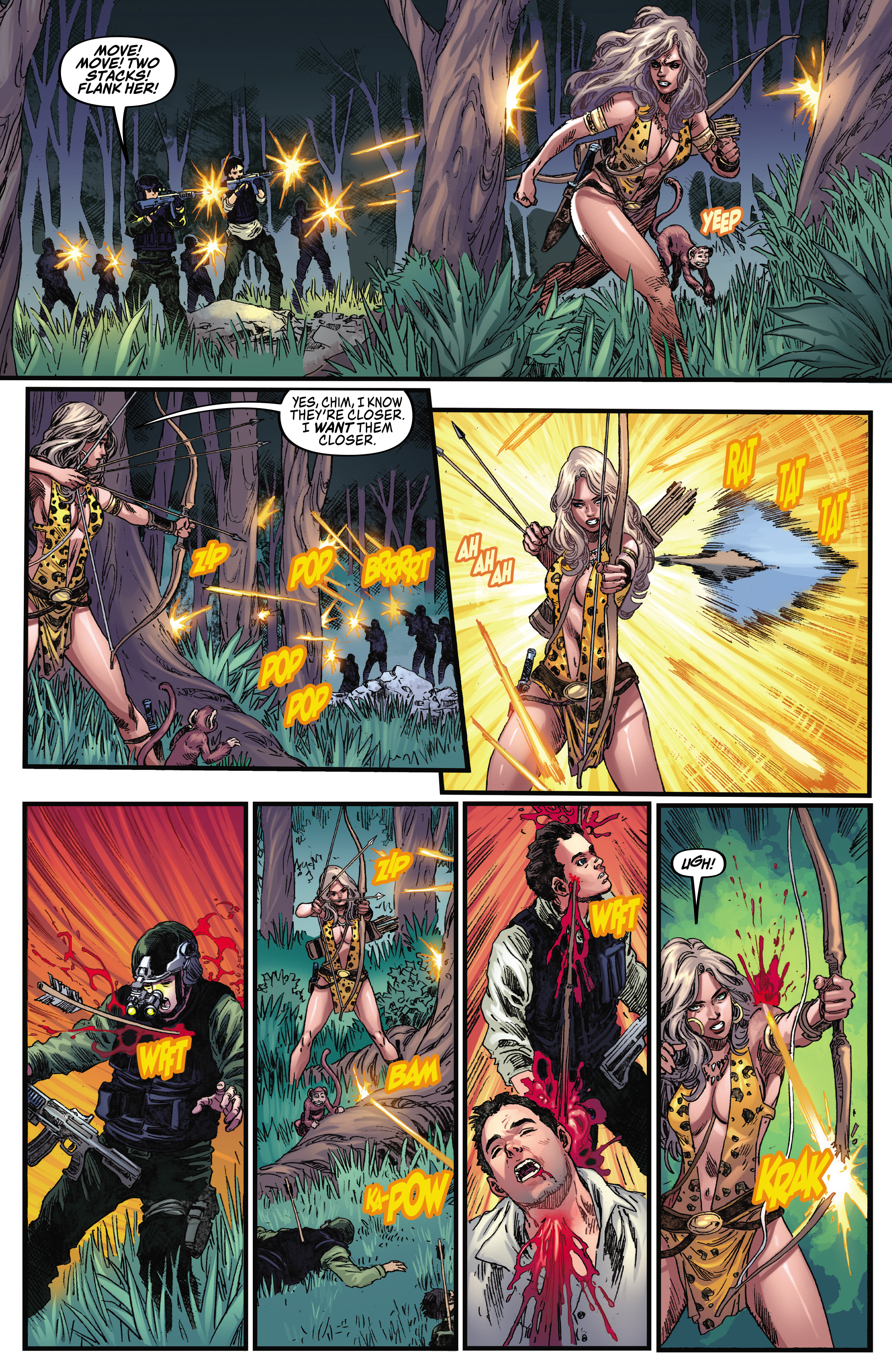 Read online Sheena Queen of the Jungle: Fatal Exams comic -  Issue #2 - 9