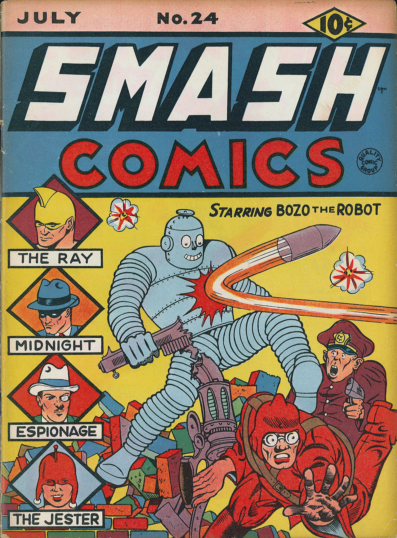 Read online Smash Comics comic -  Issue #24 - 1