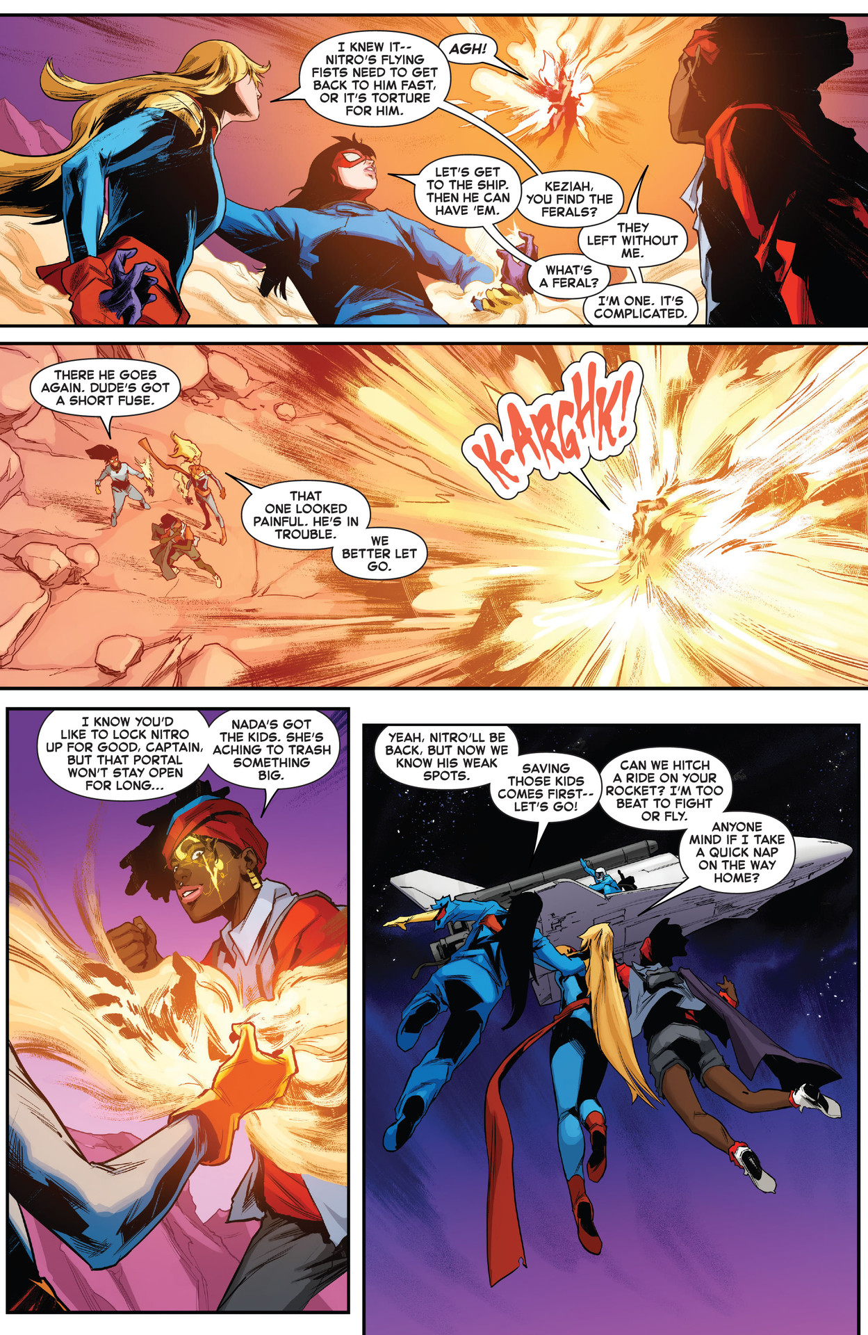 Read online Captain Marvel: Dark Tempest comic -  Issue #5 - 14