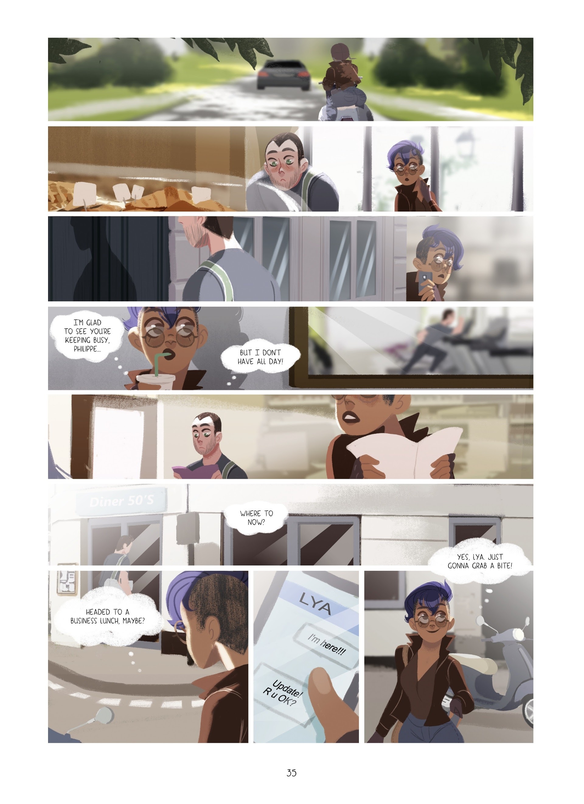 Read online Through Lya's Eyes comic -  Issue #2 - 35