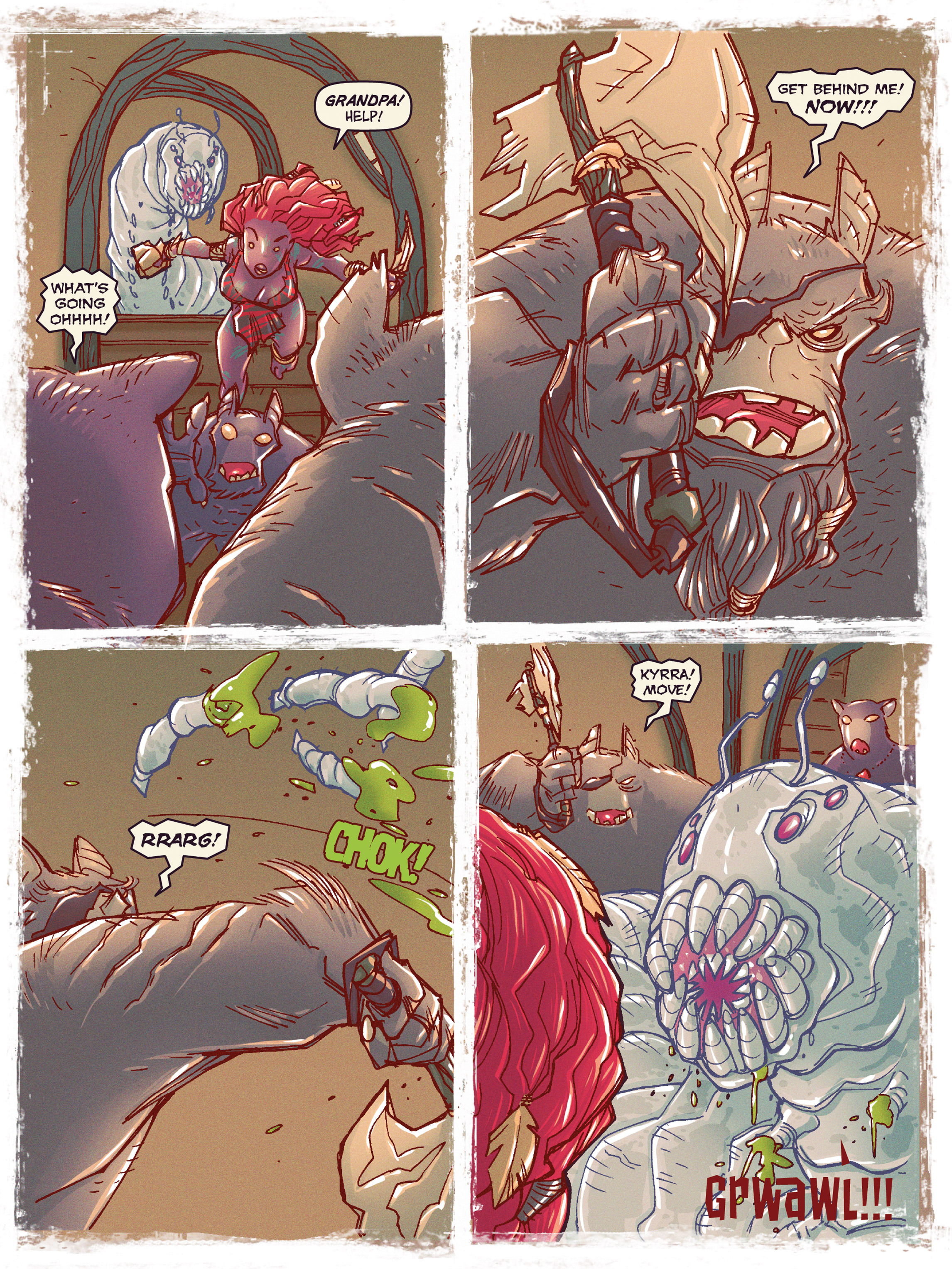 Read online Kyrra: Alien Jungle Girl comic -  Issue #4 - 5