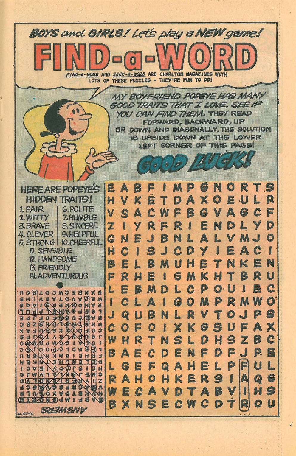 Read online Popeye (1948) comic -  Issue #124 - 31