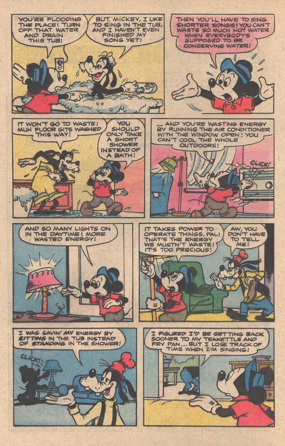 Read online Mickey Mouse and Goofy Explore Energy Conservation comic -  Issue # Full - 6