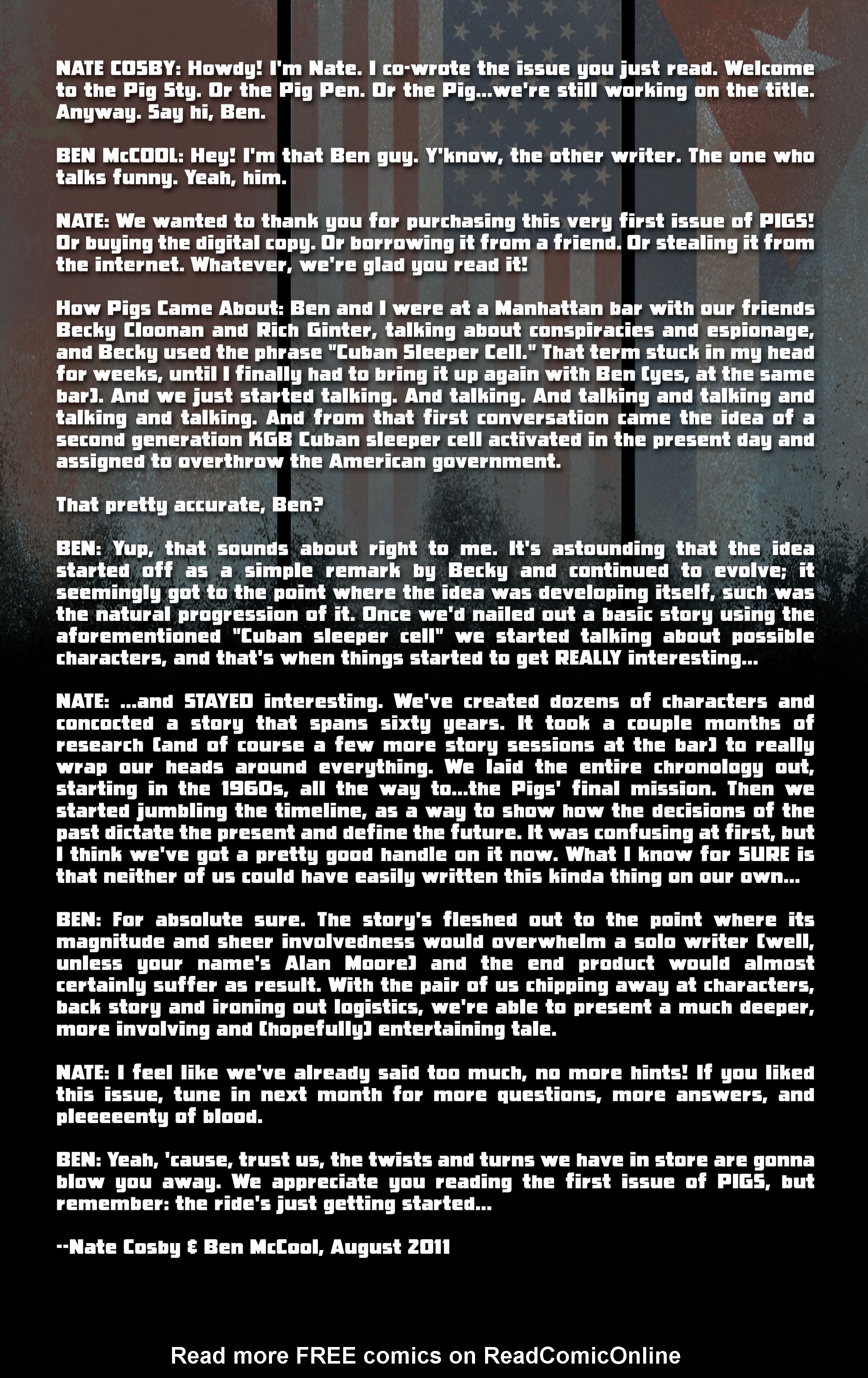 Read online Pigs comic -  Issue #1 - 25