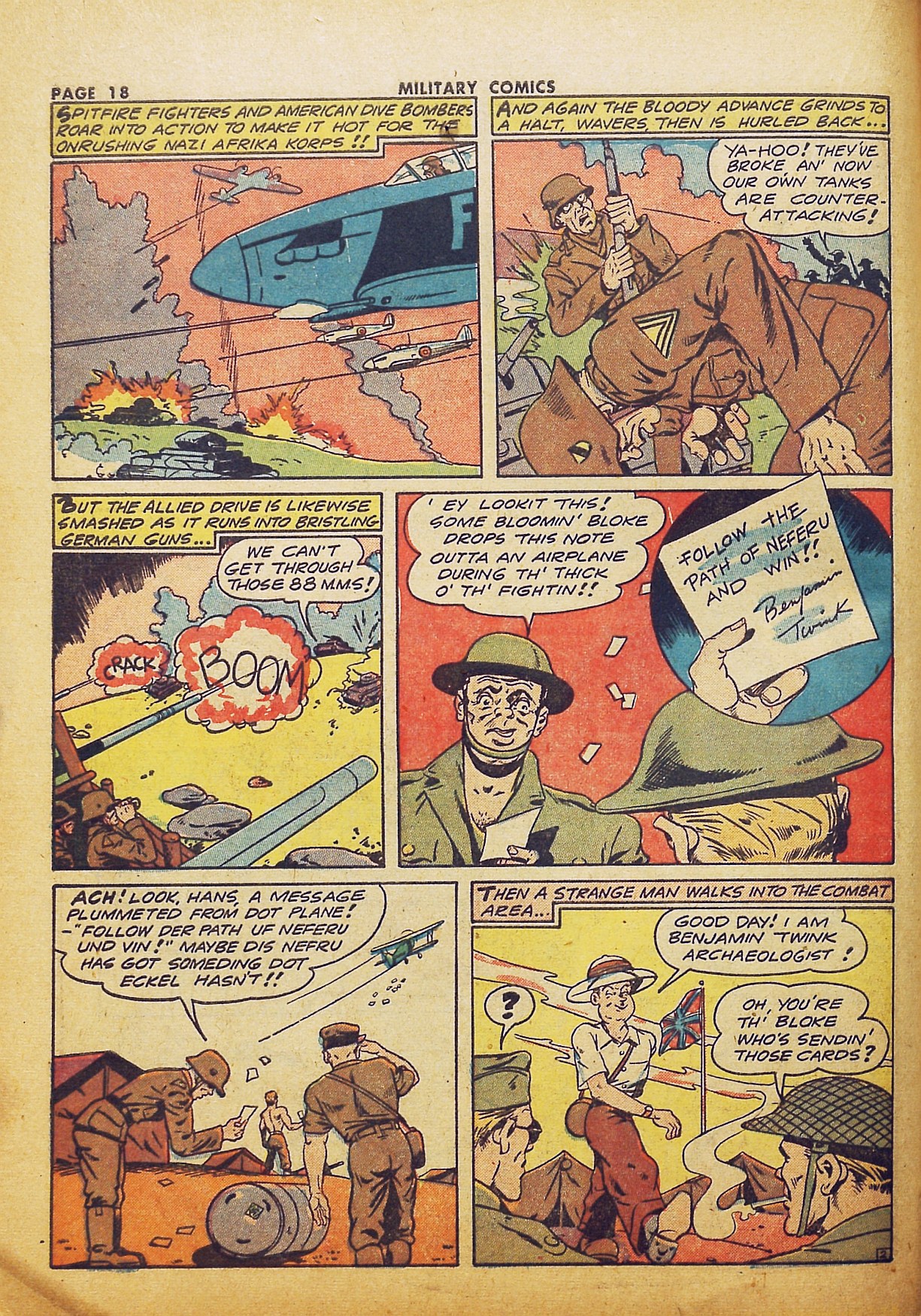 Read online Military Comics comic -  Issue #16 - 20
