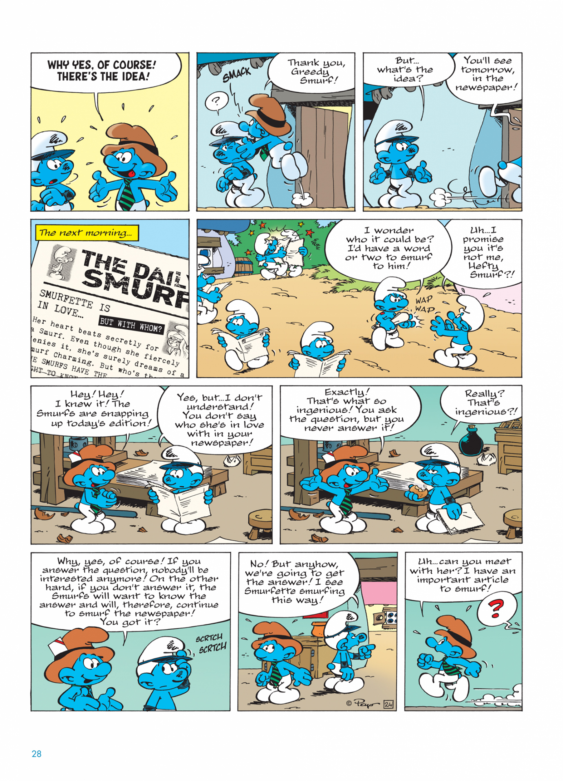 Read online The Smurfs comic -  Issue #24 - 28