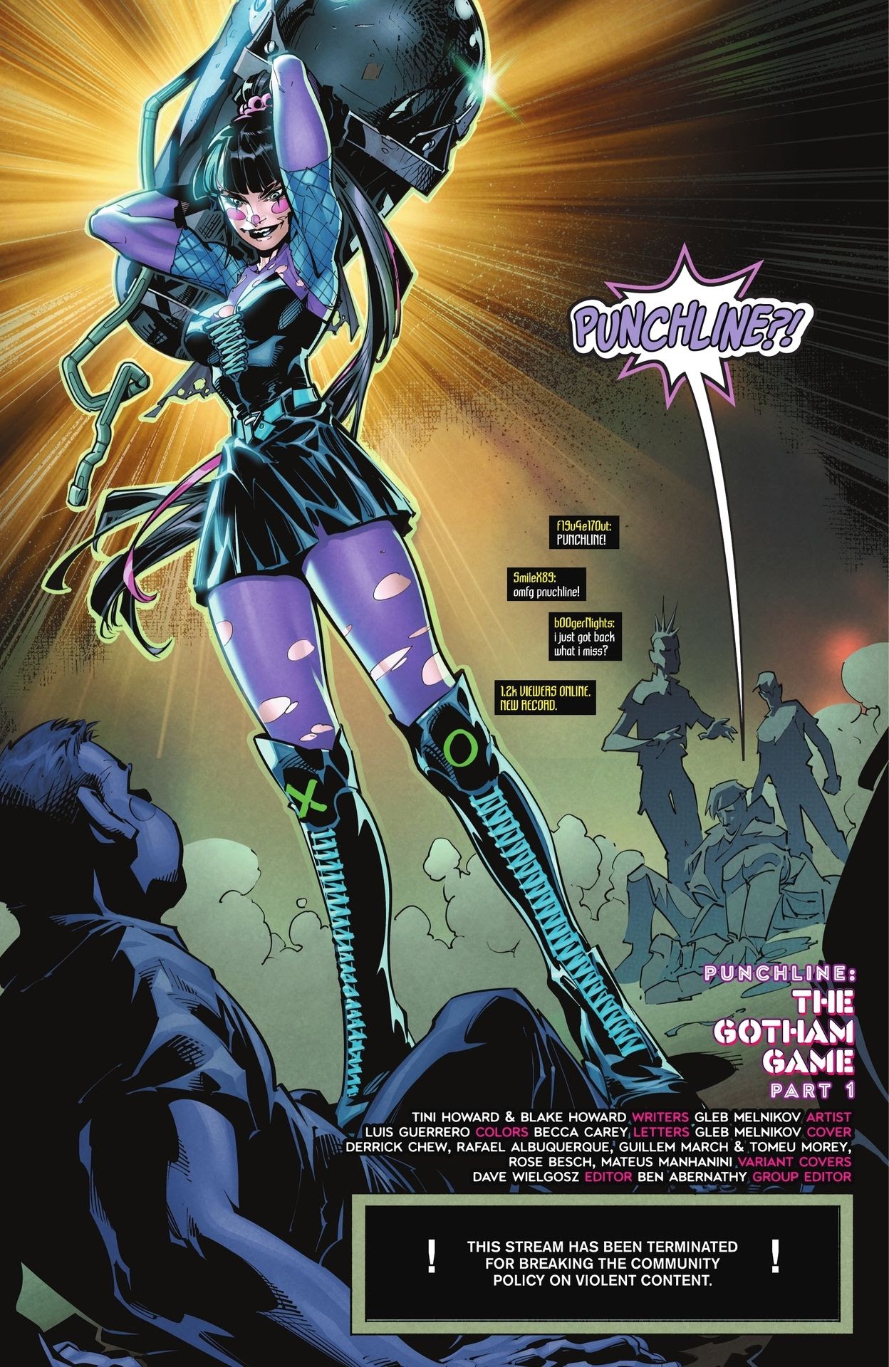Read online Punchline: The Gotham Game comic -  Issue #1 - 7