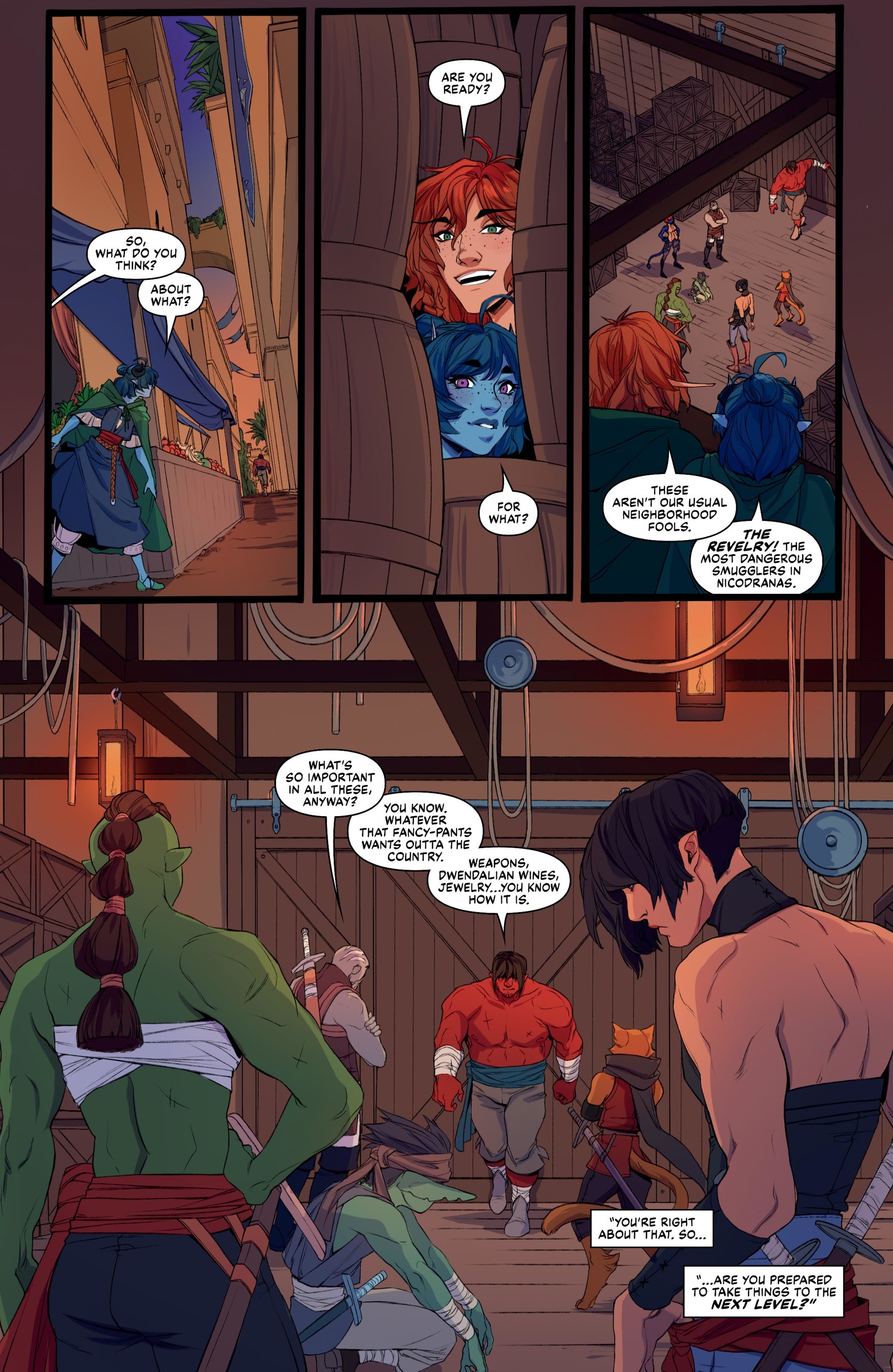 Read online Critical Role: The Mighty Nein Origins–Jester Lavorre comic -  Issue # Full - 30