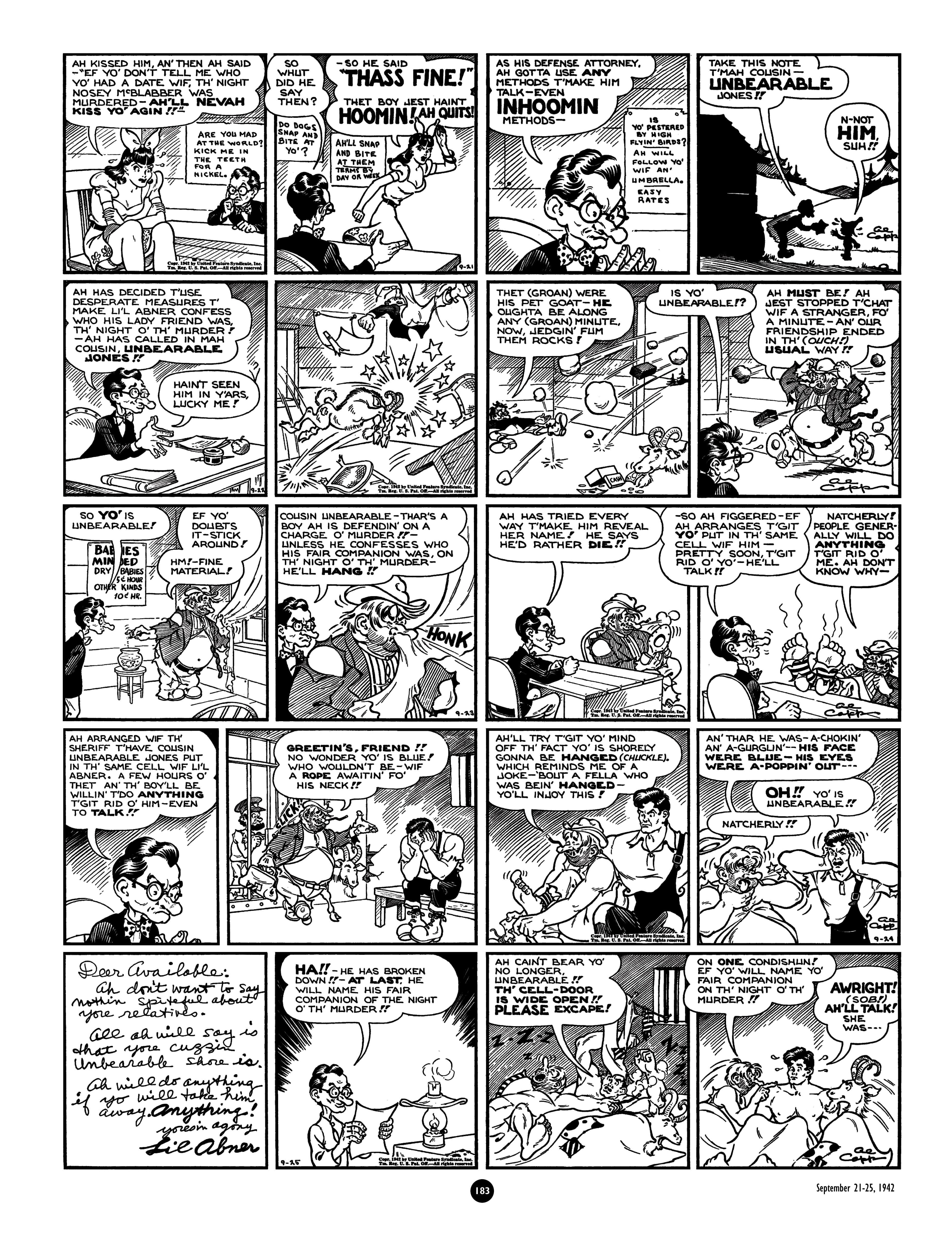 Read online Al Capp's Li'l Abner Complete Daily & Color Sunday Comics comic -  Issue # TPB 4 (Part 2) - 85