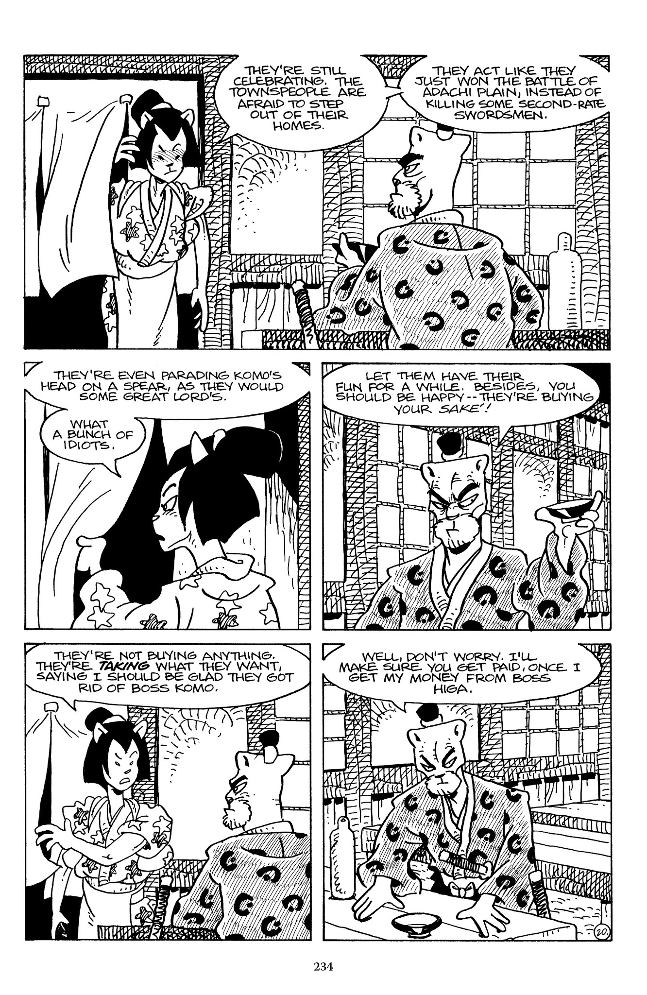 Read online The Usagi Yojimbo Saga comic -  Issue # TPB 7 - 229