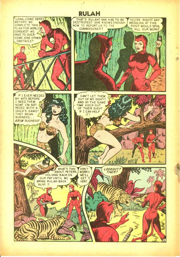 Read online Rulah - Jungle Goddess comic -  Issue #19 - 7