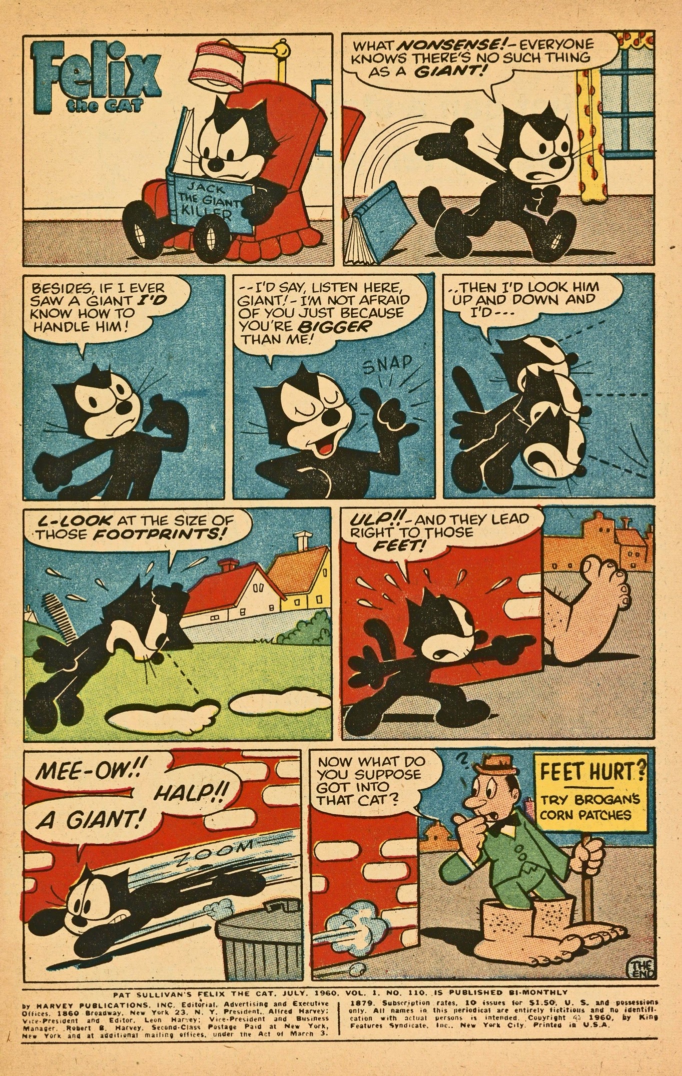 Read online Felix the Cat (1955) comic -  Issue #110 - 3