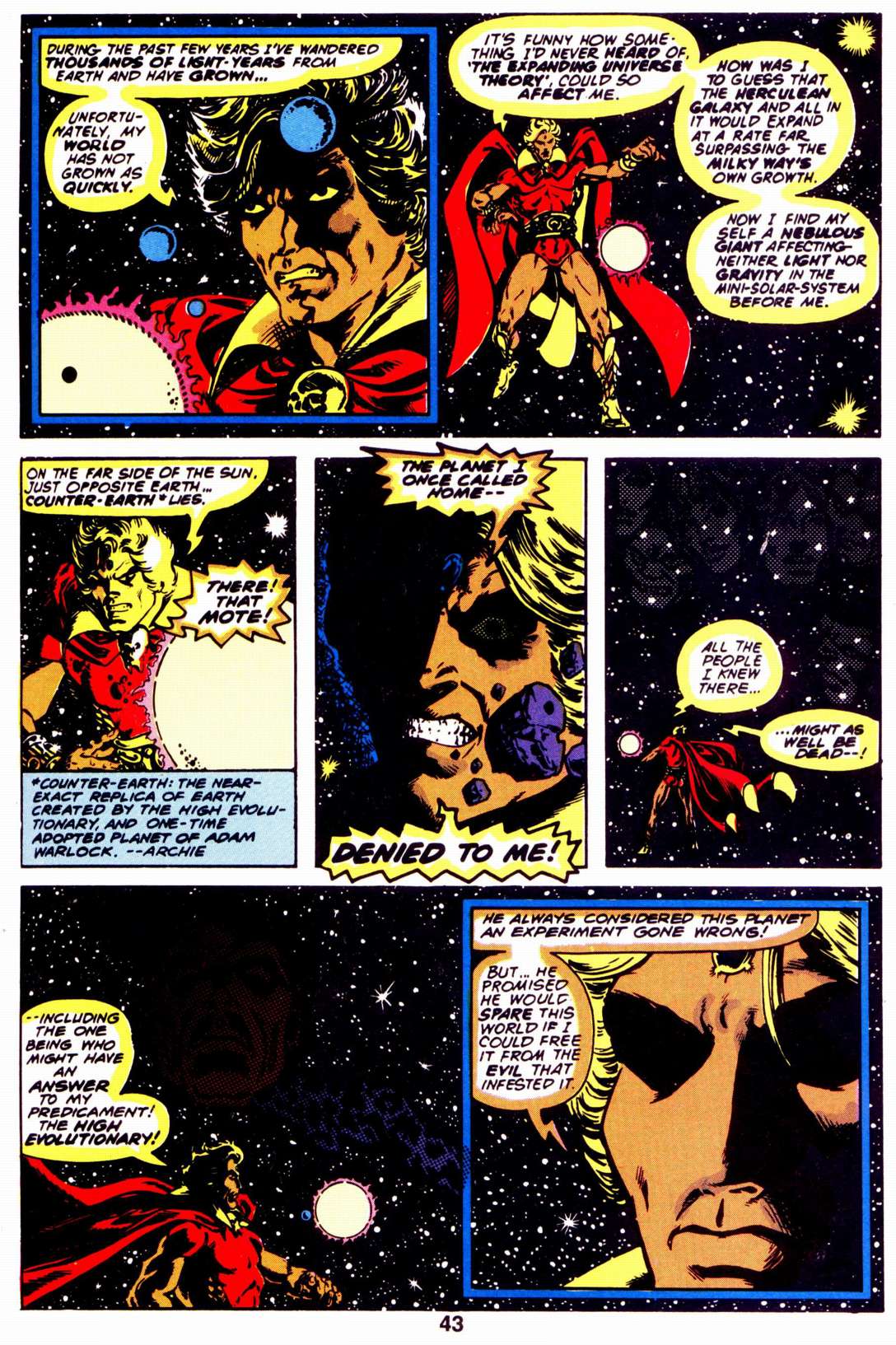 Read online Warlock (1982) comic -  Issue #4 - 45