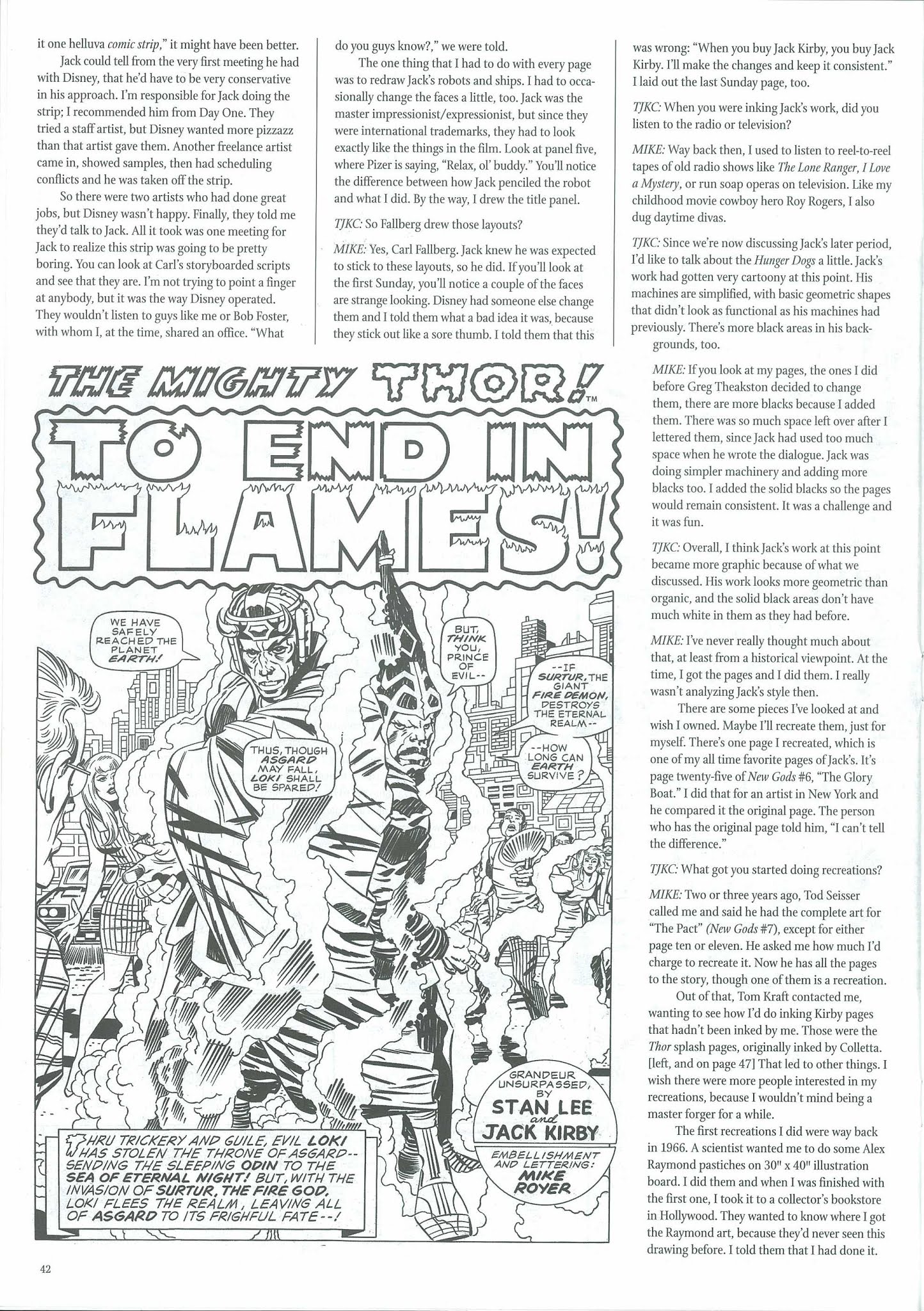 Read online The Jack Kirby Collector comic -  Issue #37 - 45