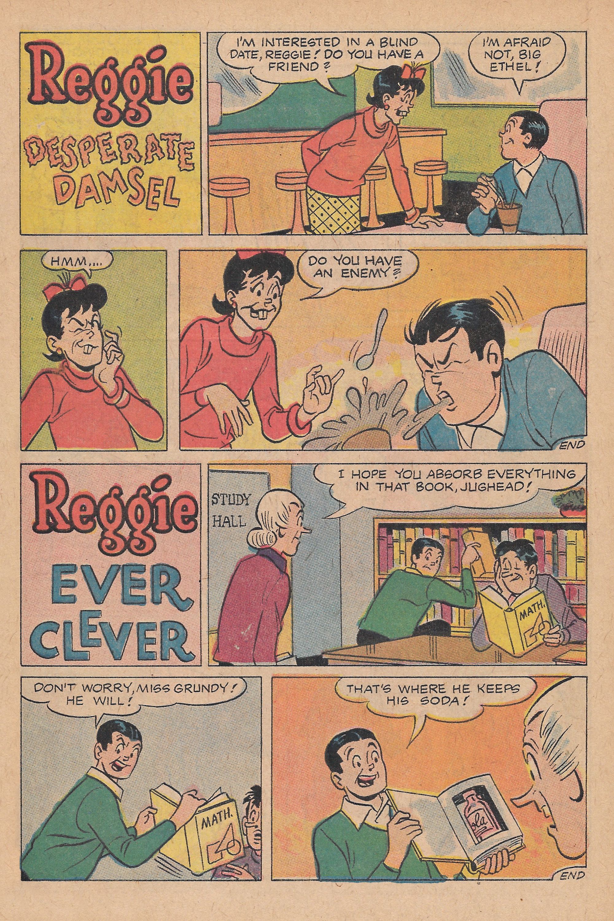 Read online Reggie's Wise Guy Jokes comic -  Issue #6 - 29