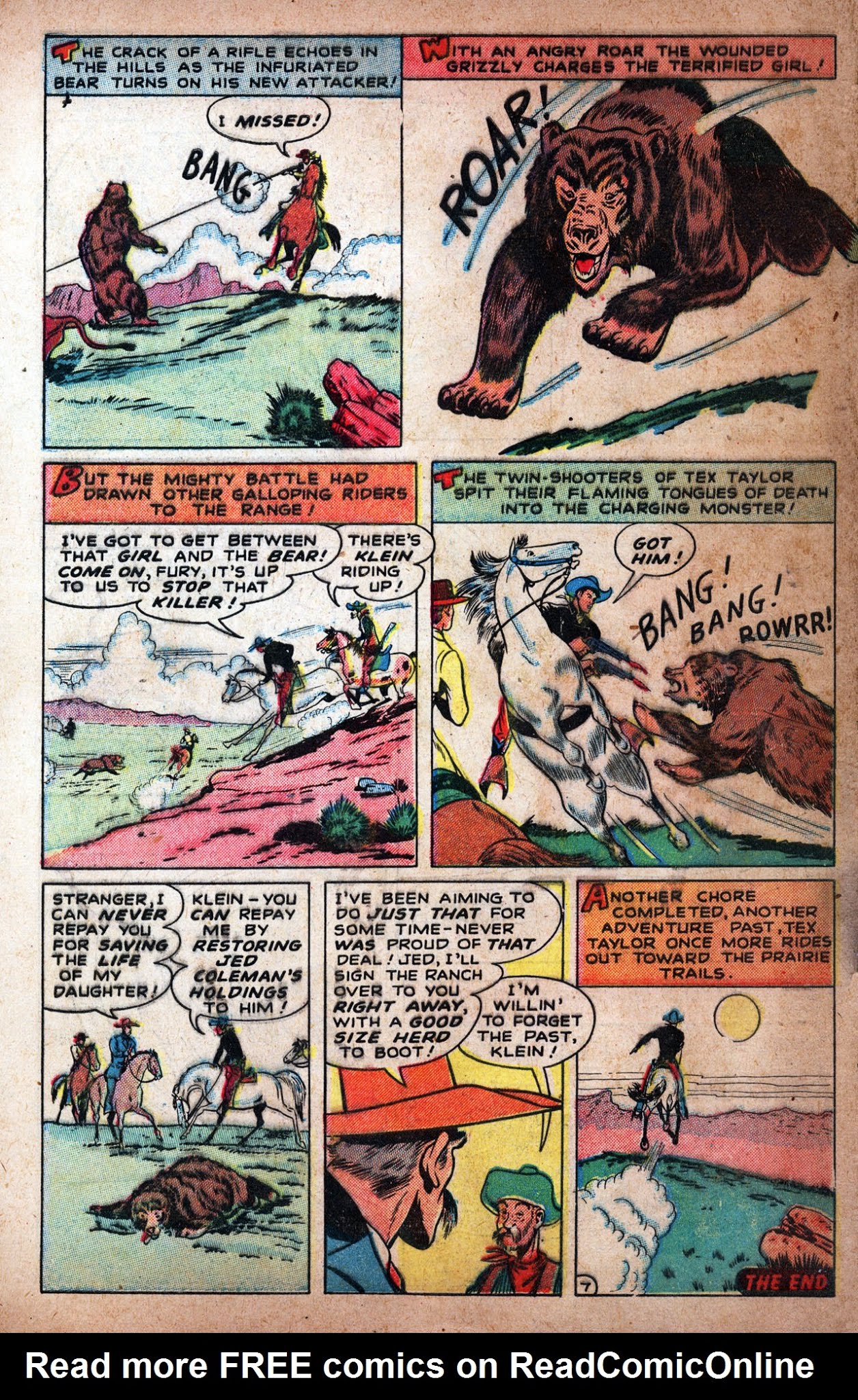 Read online Tex Taylor comic -  Issue #1 - 34