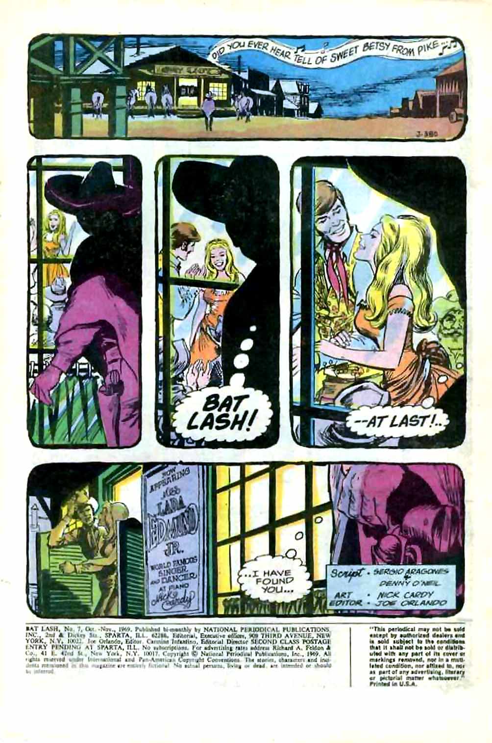 Read online Bat Lash (1968) comic -  Issue #7 - 3