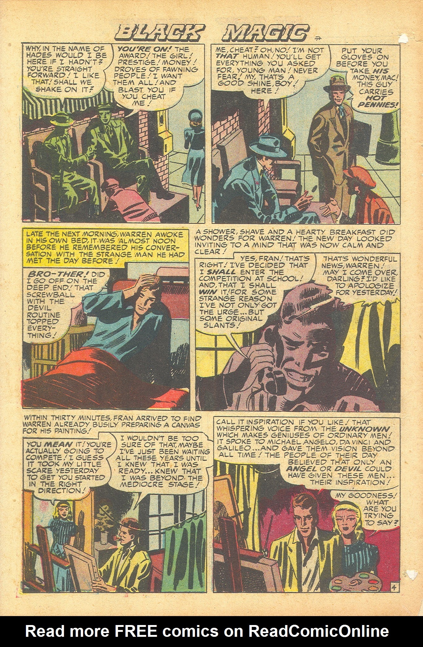 Read online Black Magic (1950) comic -  Issue #6 - 6