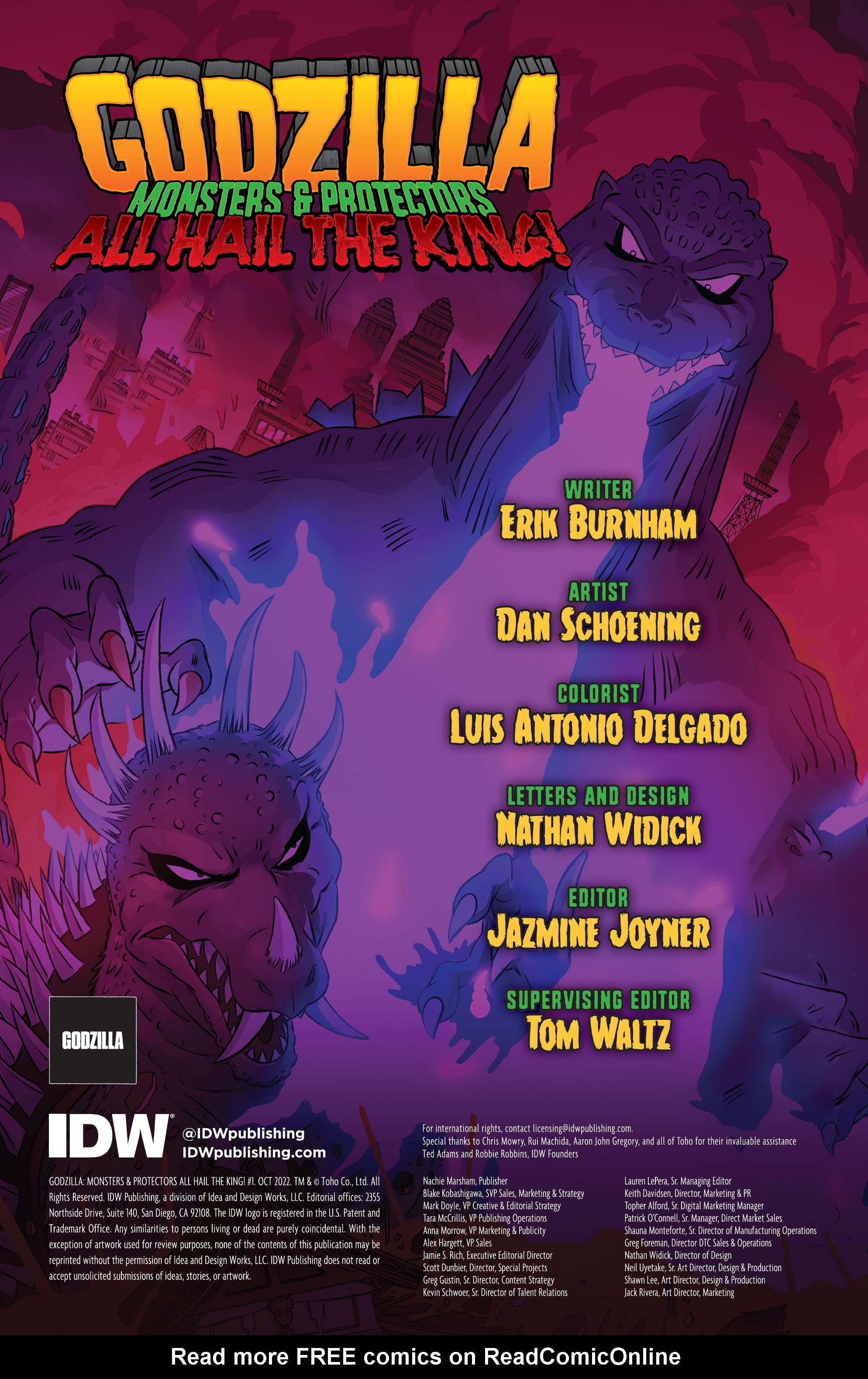 Read online Godzilla: Monsters & Protectors - All Hail the King! comic -  Issue #1 - 2