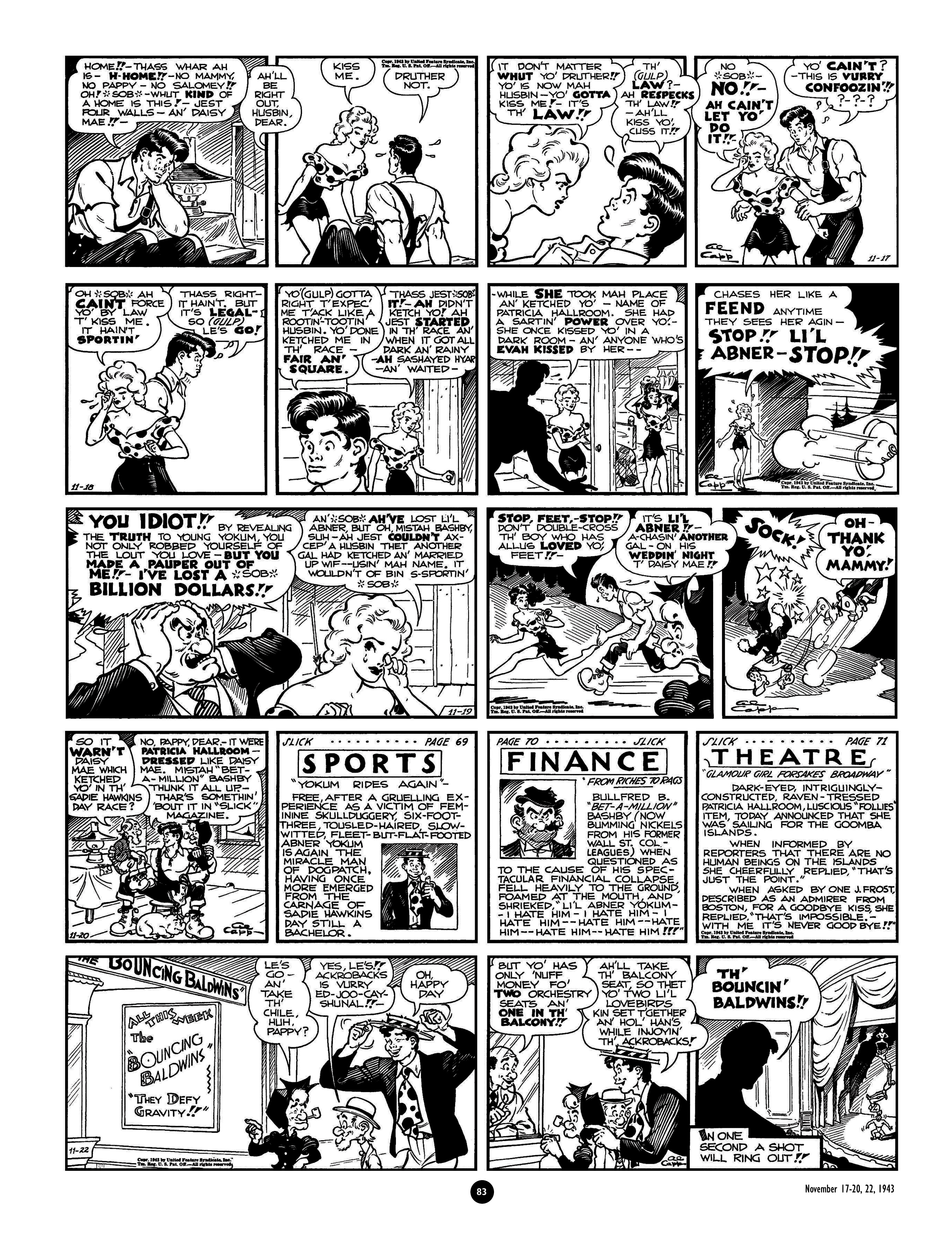 Read online Al Capp's Li'l Abner Complete Daily & Color Sunday Comics comic -  Issue # TPB 5 (Part 1) - 84