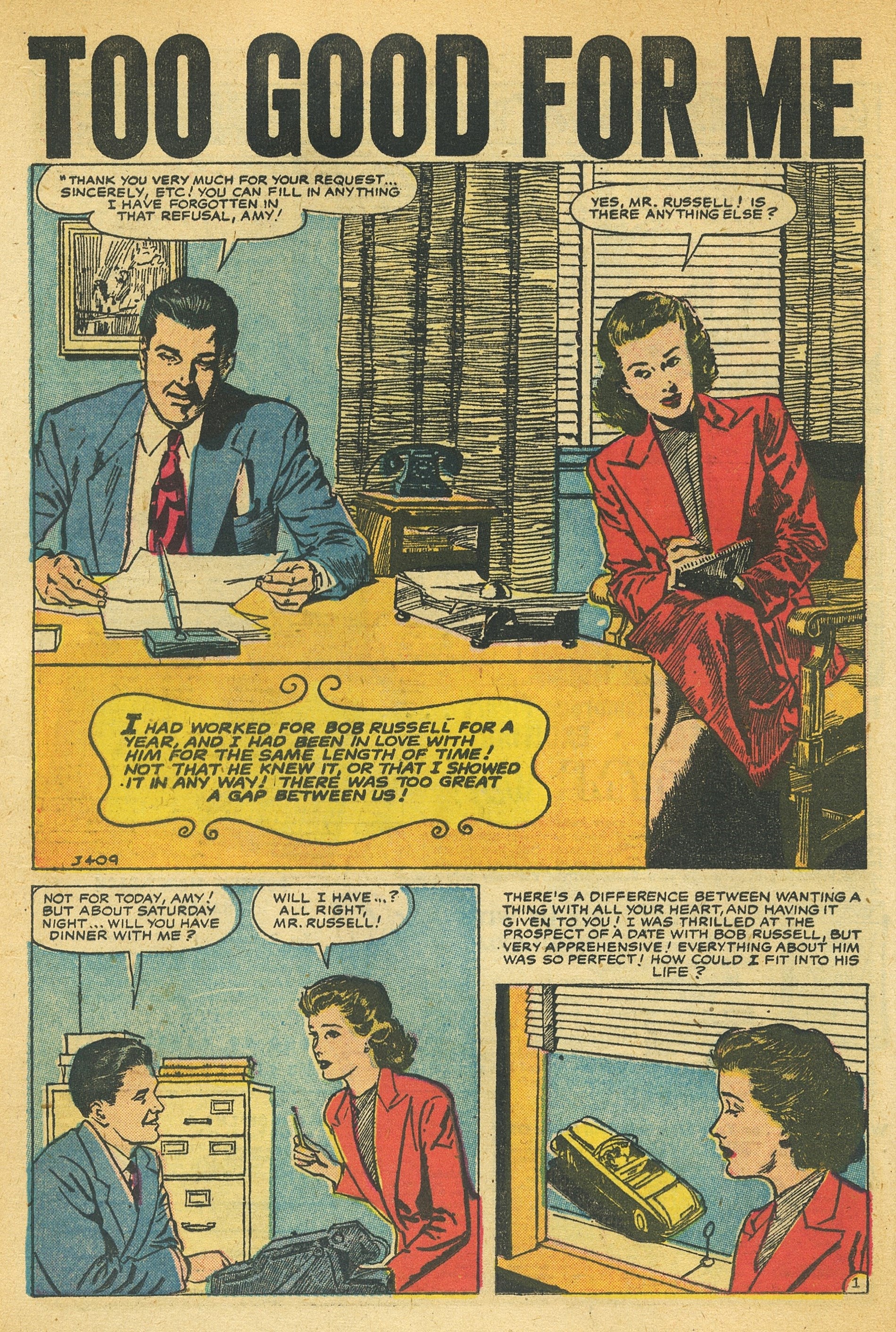 Read online Love Romances comic -  Issue #58 - 16