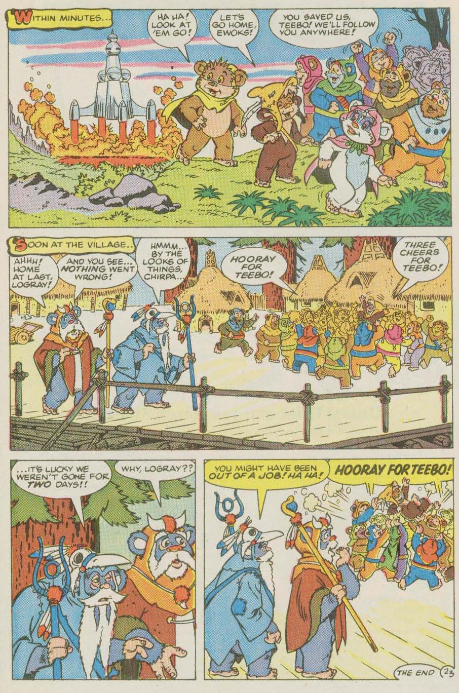 Read online Ewoks (1987) comic -  Issue #14 - 24