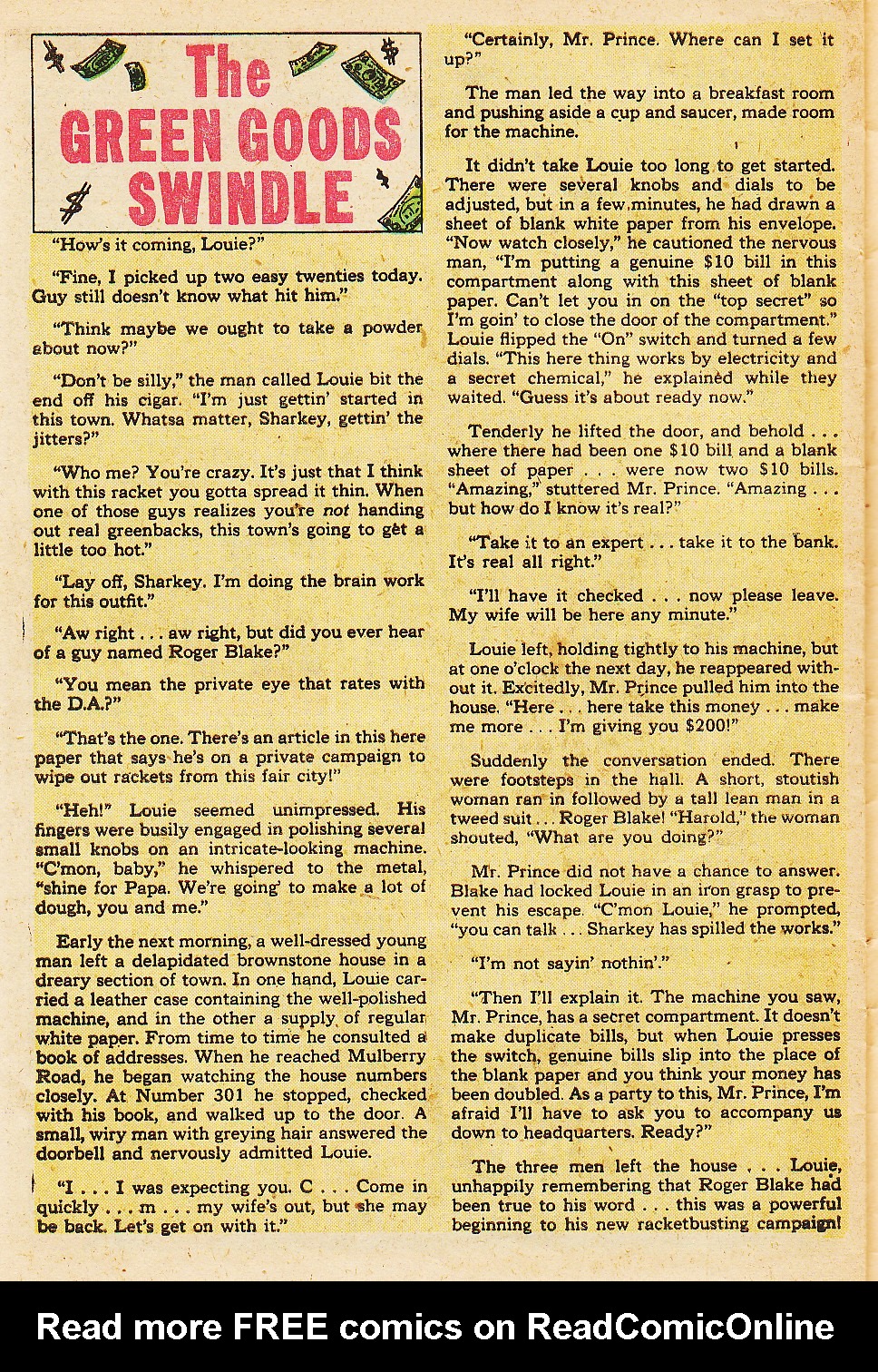 Read online Dick Tracy comic -  Issue #142 - 62