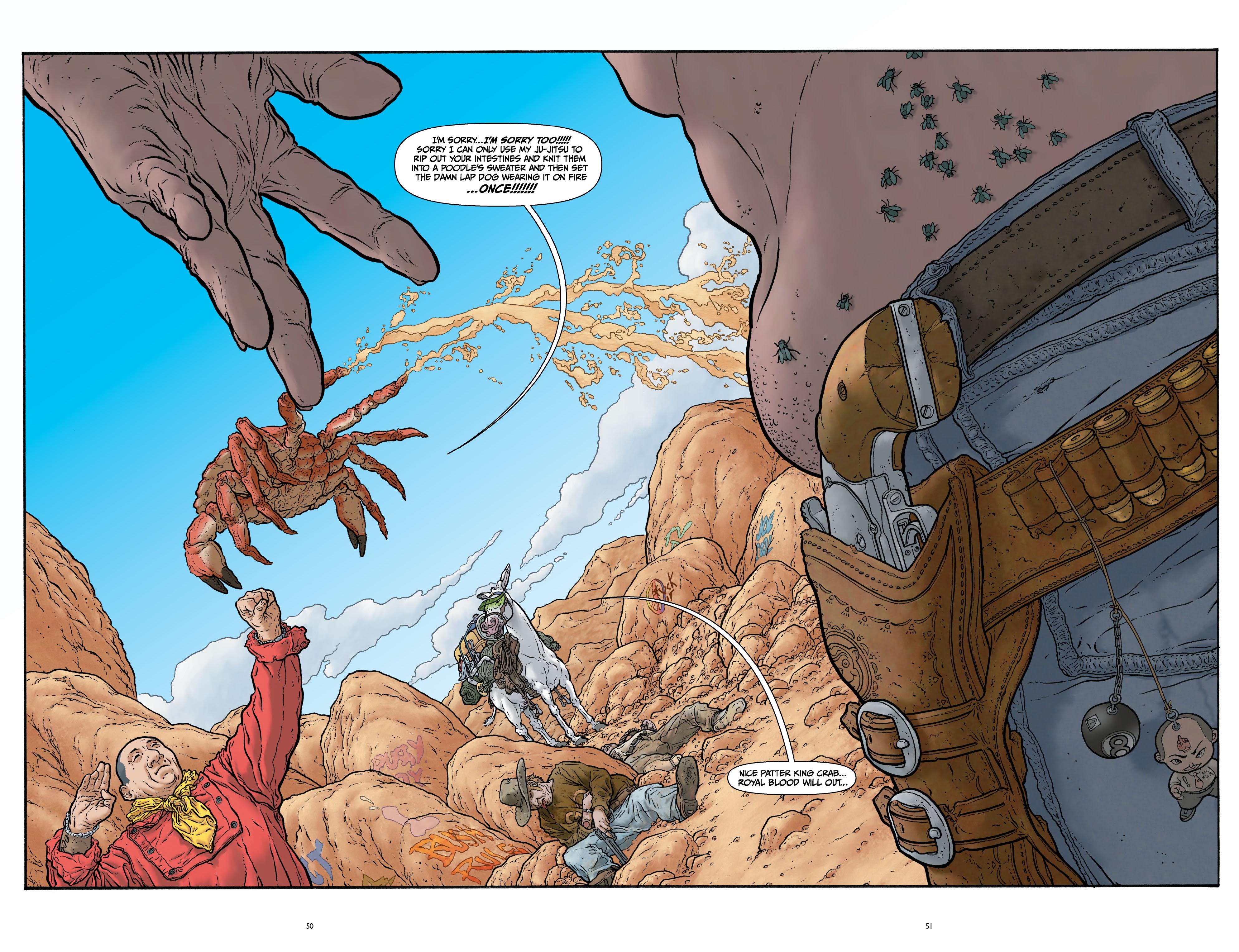 Read online Shaolin Cowboy comic -  Issue # _Start Trek (Part 1) - 40