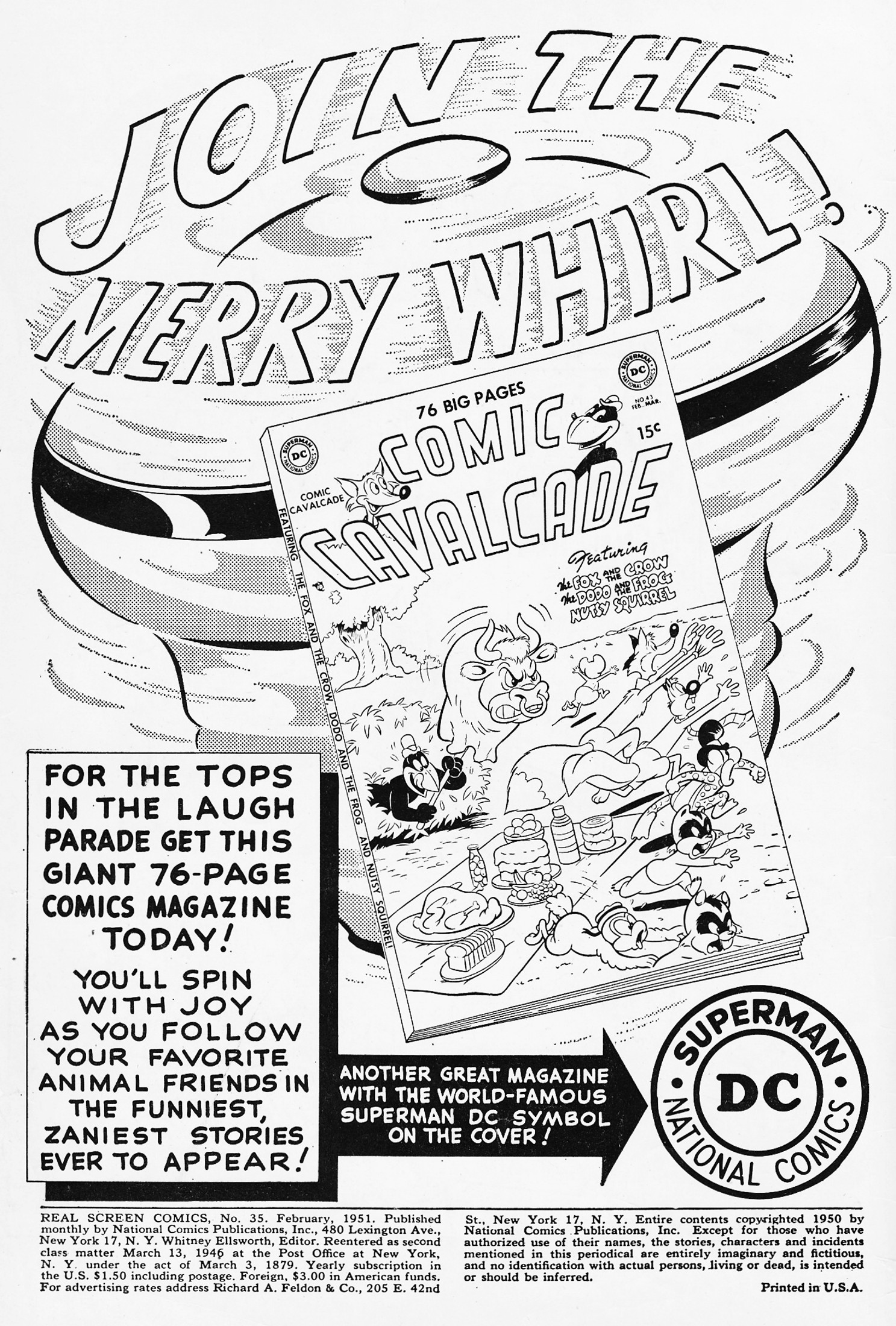 Read online Real Screen Comics comic -  Issue #35 - 2