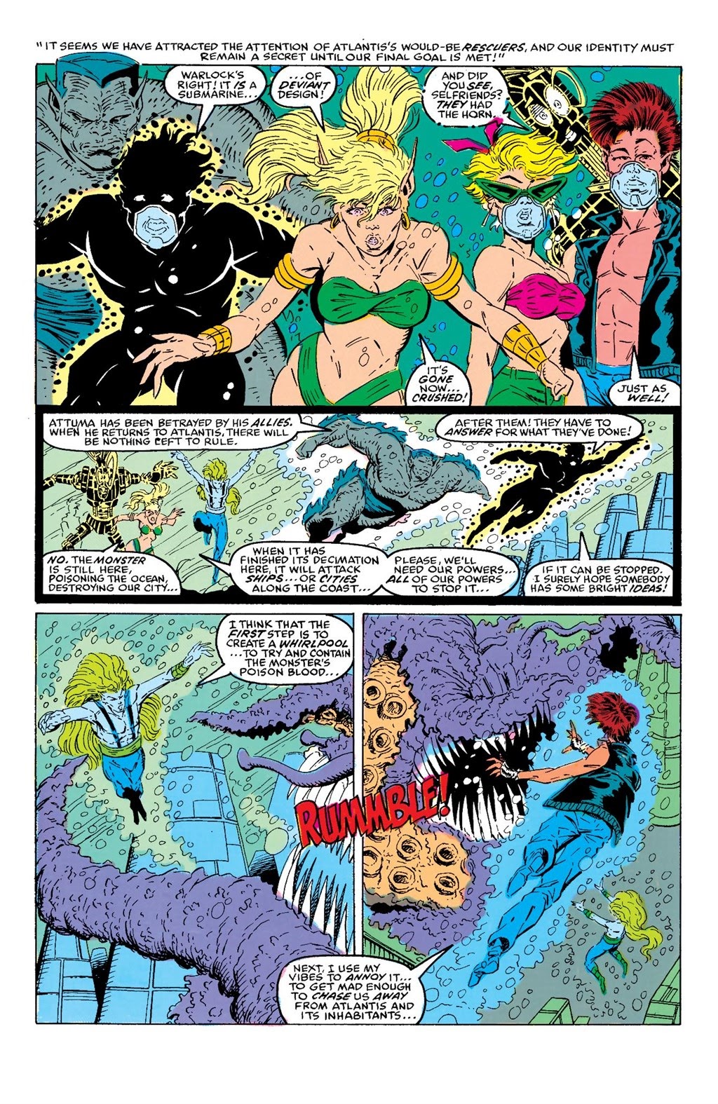 Read online Atlantis Attacks comic -  Issue # _The Original Epic (Part 4) - 1