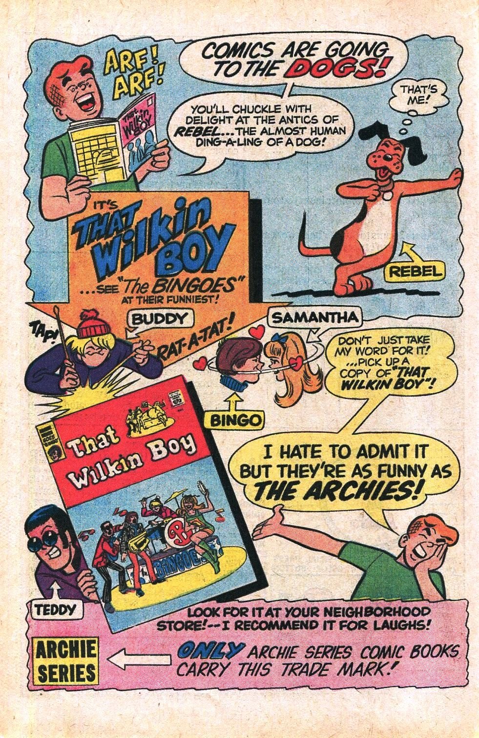 Read online Reggie's Wise Guy Jokes comic -  Issue #9 - 55