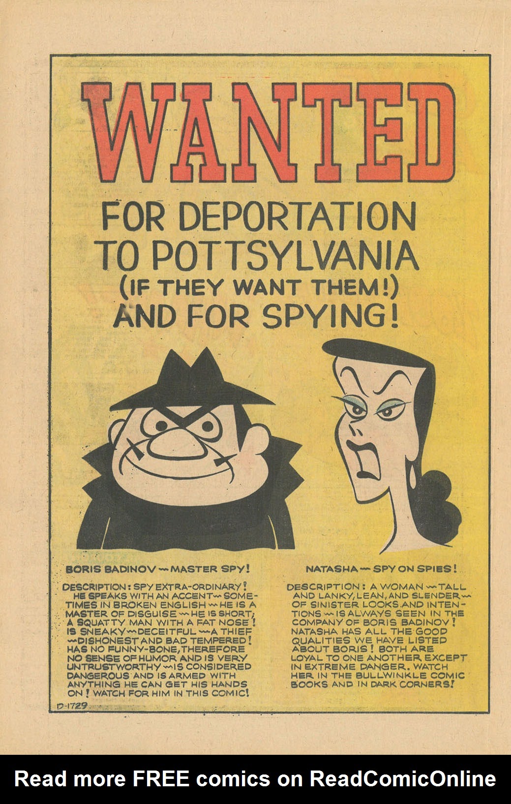 Read online Bullwinkle And Rocky (1970) comic -  Issue #7 - 16