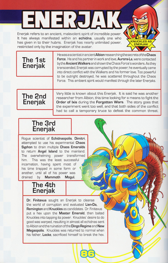 Read online Sonic the Hedgehog: The Complete Sonic Comic Encyclopedia comic -  Issue # TPB - 88