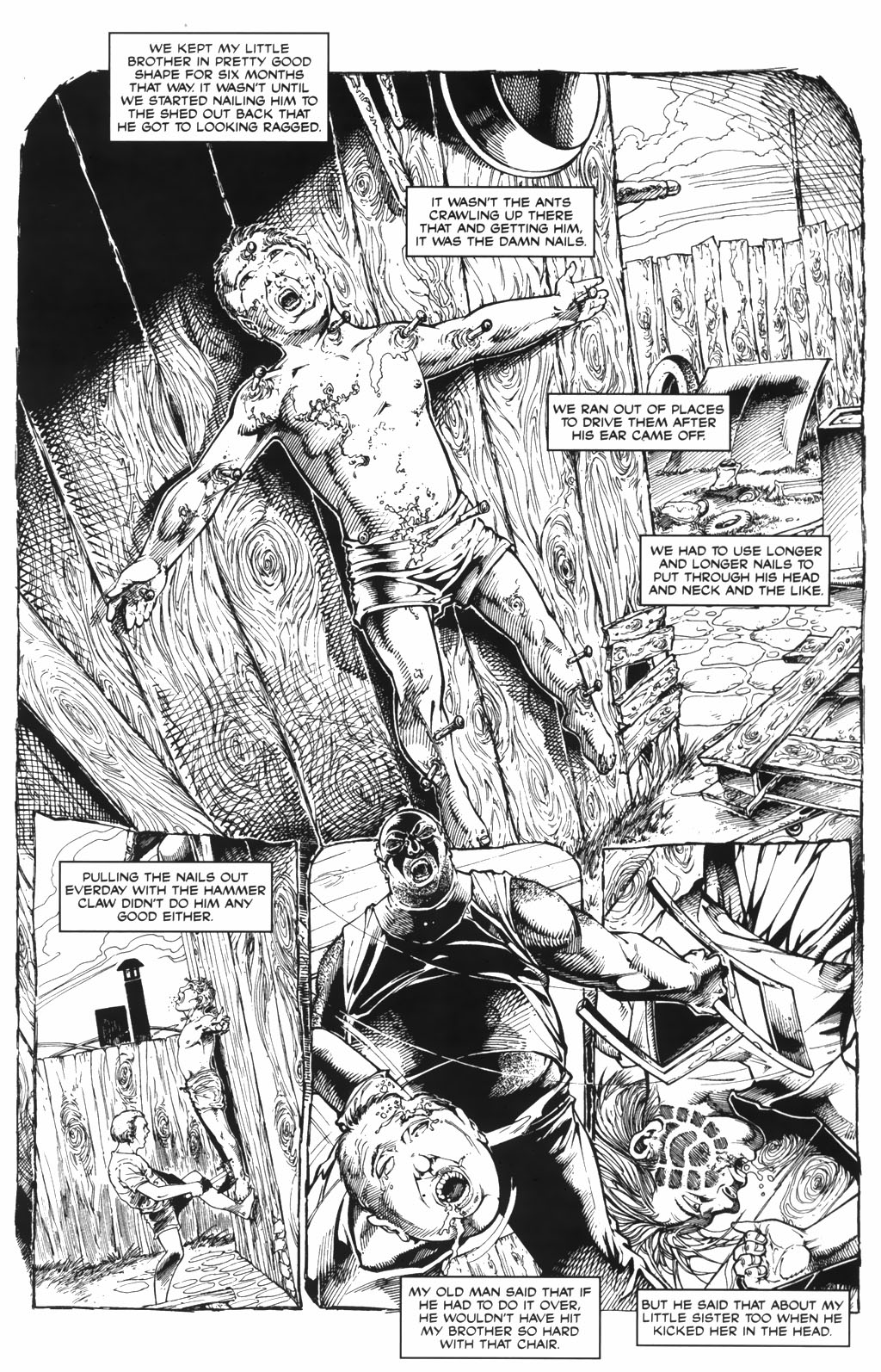 Read online Joe R. Lansdale's By Bizarre Hands comic -  Issue #6 - 19