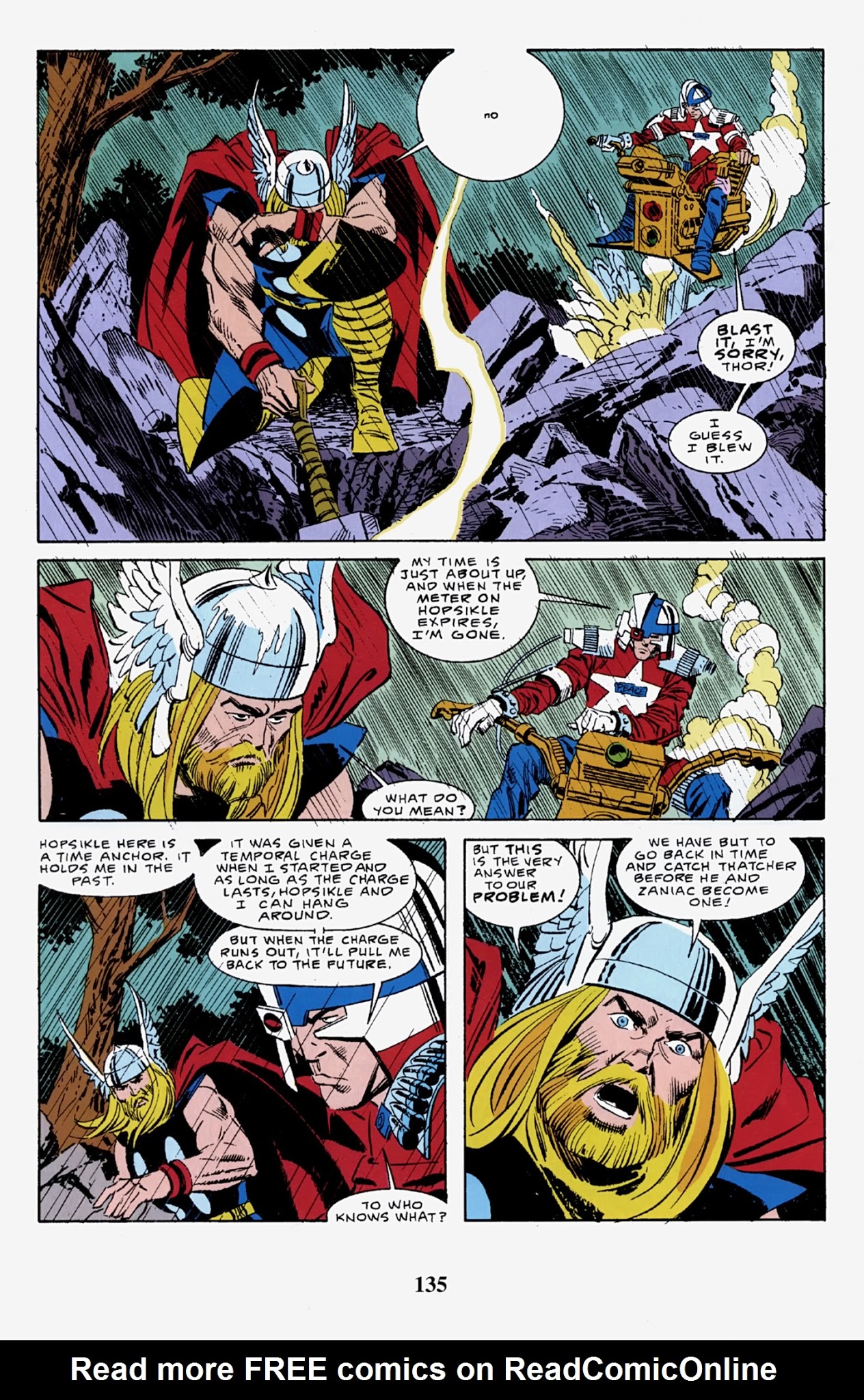 Read online Thor Visionaries: Walter Simonson comic -  Issue # TPB 4 - 136