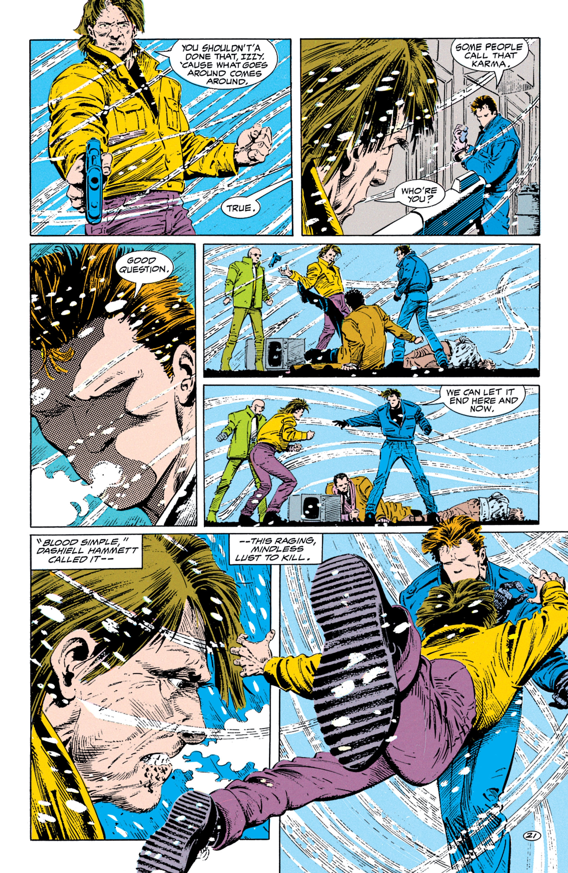 Read online The Question (1987) comic -  Issue #5 - 22