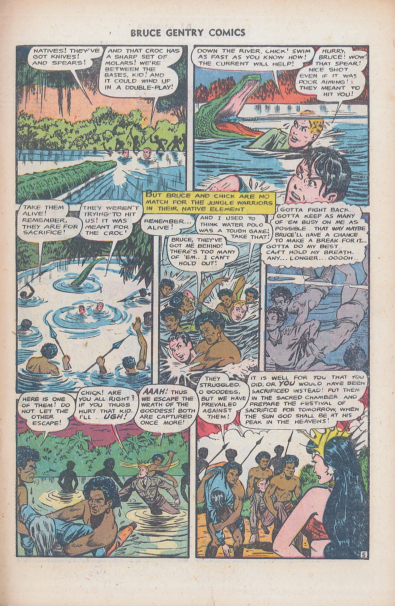 Read online Bruce Gentry comic -  Issue #7 - 7