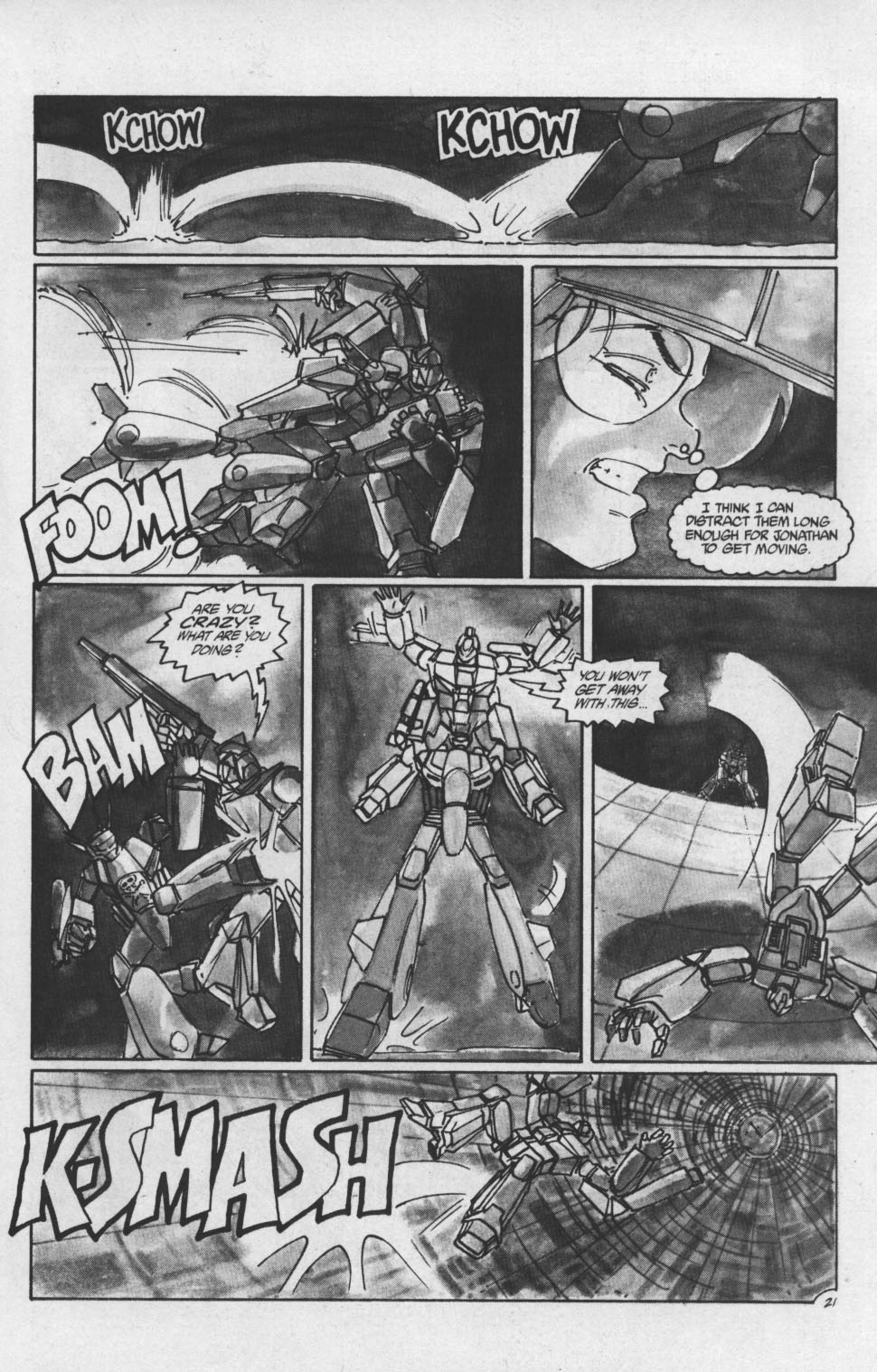 Read online Robotech II: The Sentinels - The Malcontent Uprisings comic -  Issue #8 - 23