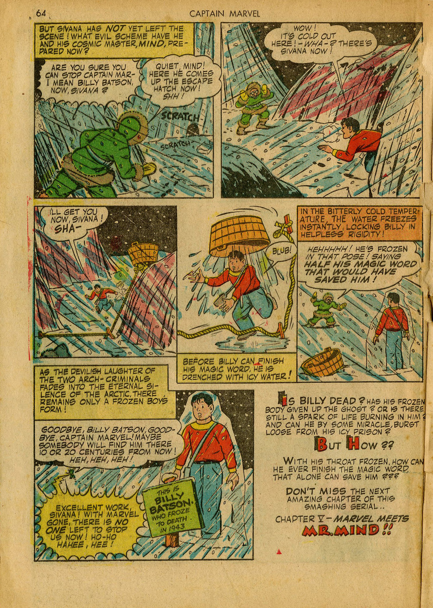 Read online Captain Marvel Adventures comic -  Issue #25 - 64