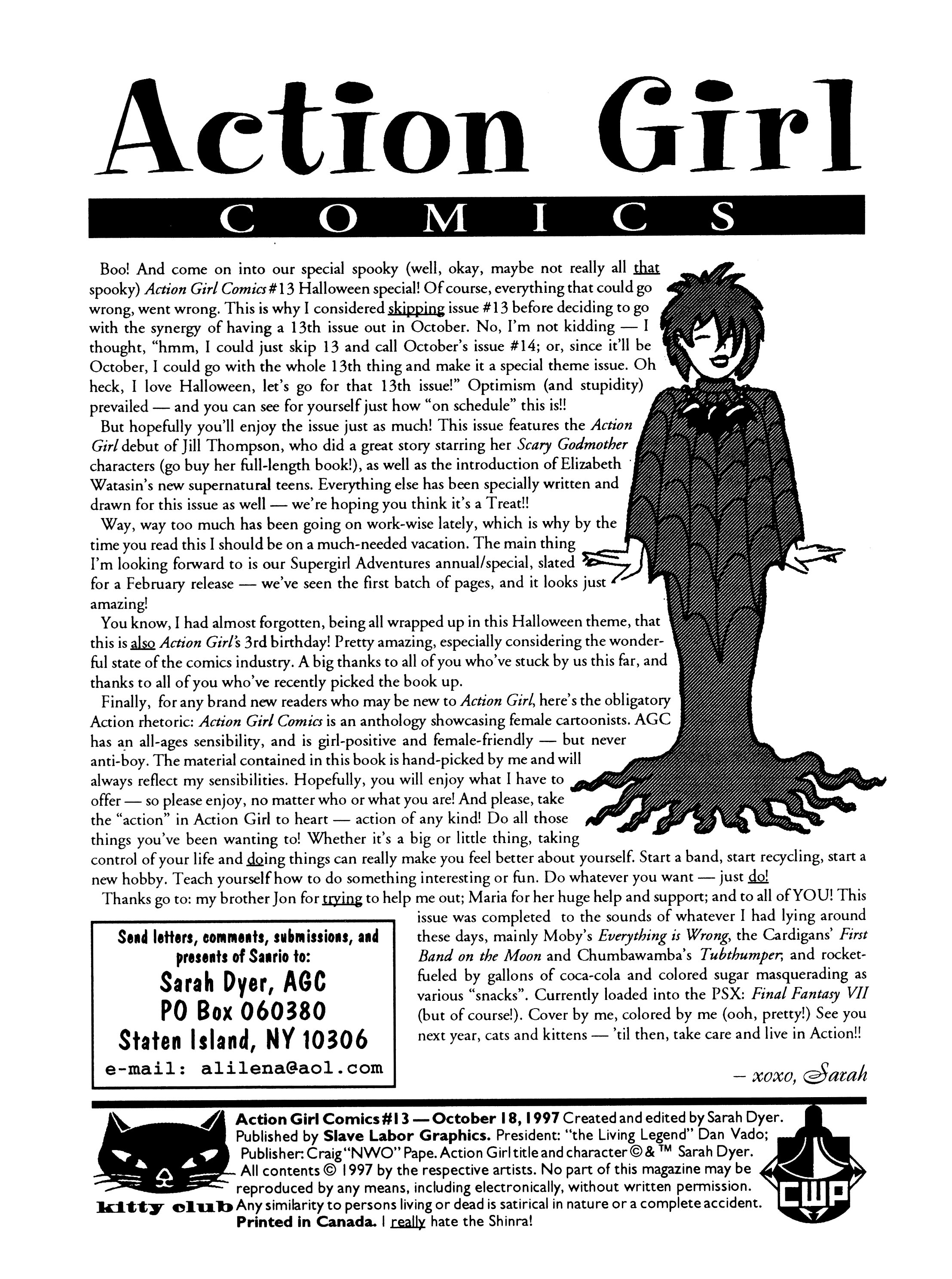 Read online Action Girl Comics comic -  Issue #13 - 2