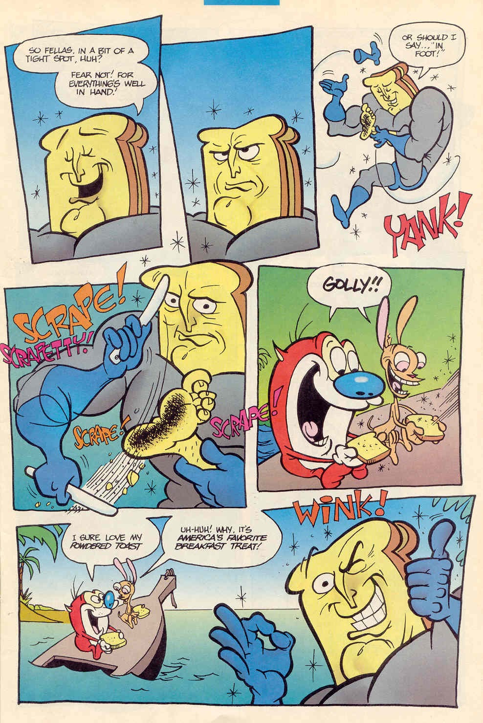 Read online Ren & Stimpy Show Special Powdered Toastman comic -  Issue # Full - 5