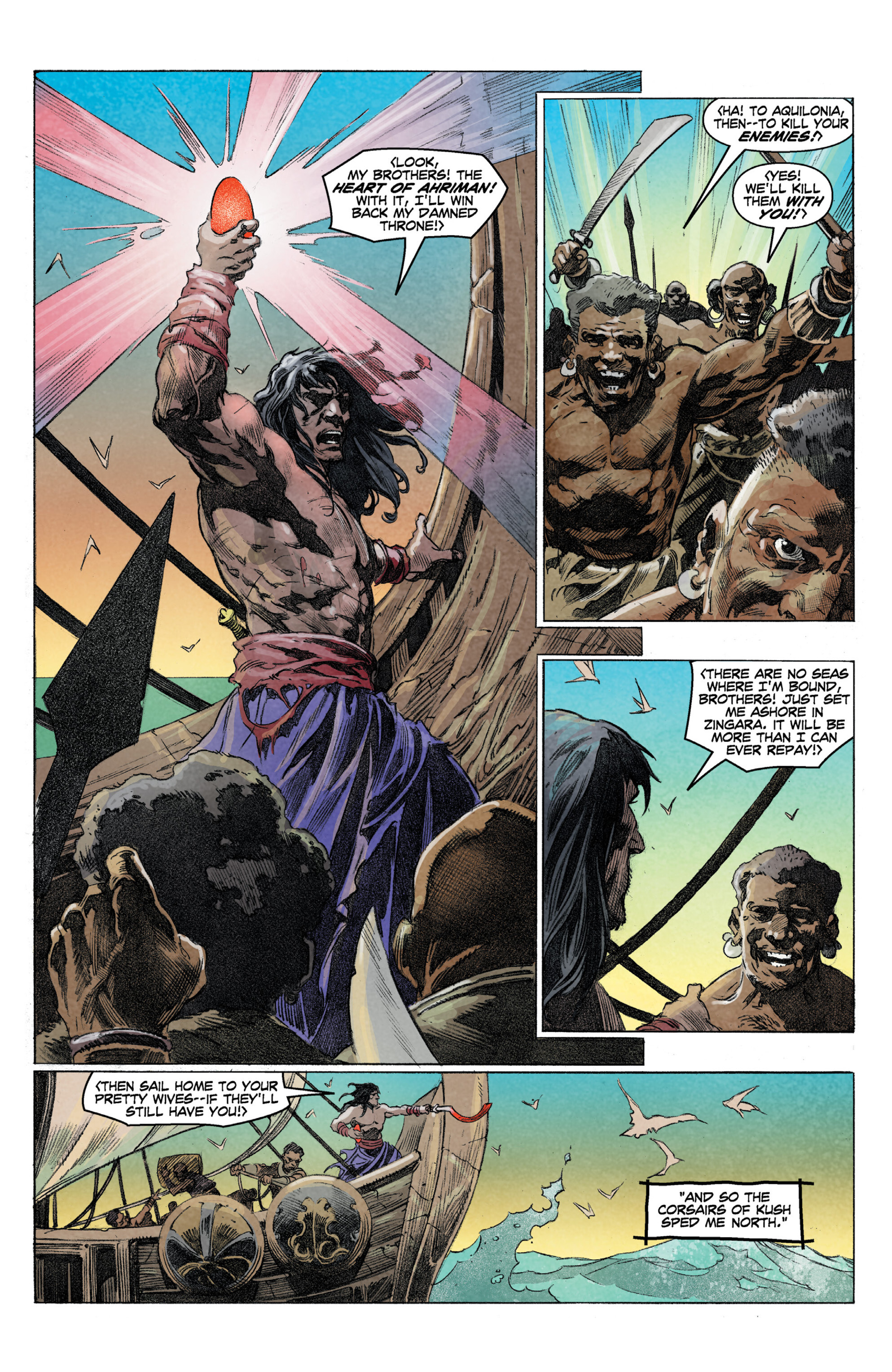 Read online King Conan Chronicles Epic Collection comic -  Issue # Wolves And Dragons (Part 3) - 42