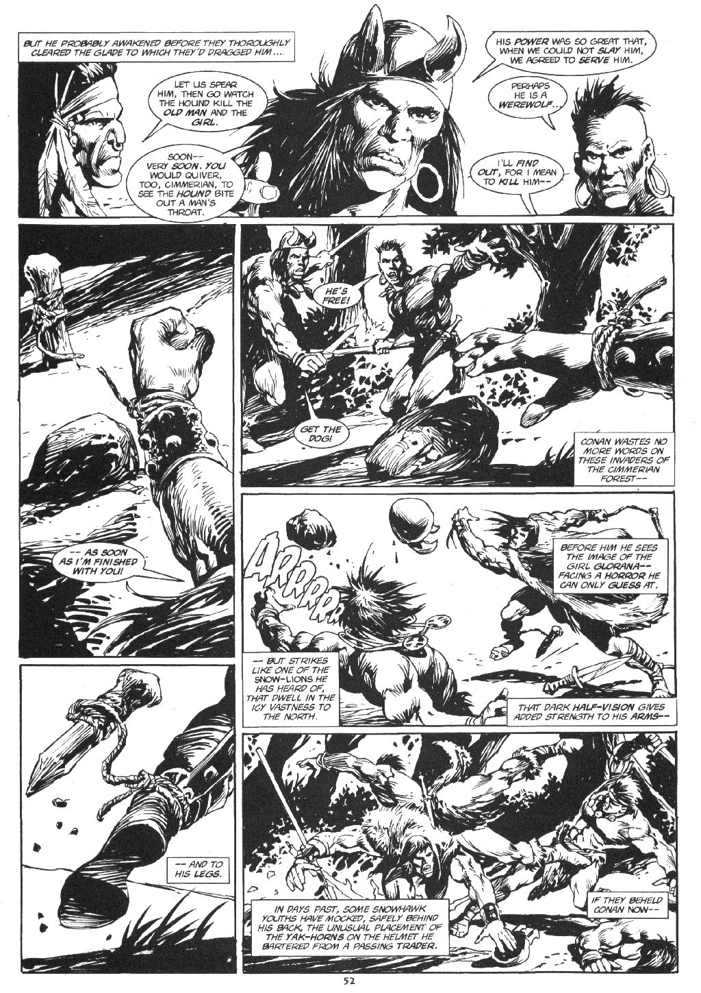Read online The Savage Sword Of Conan comic -  Issue #219 - 53