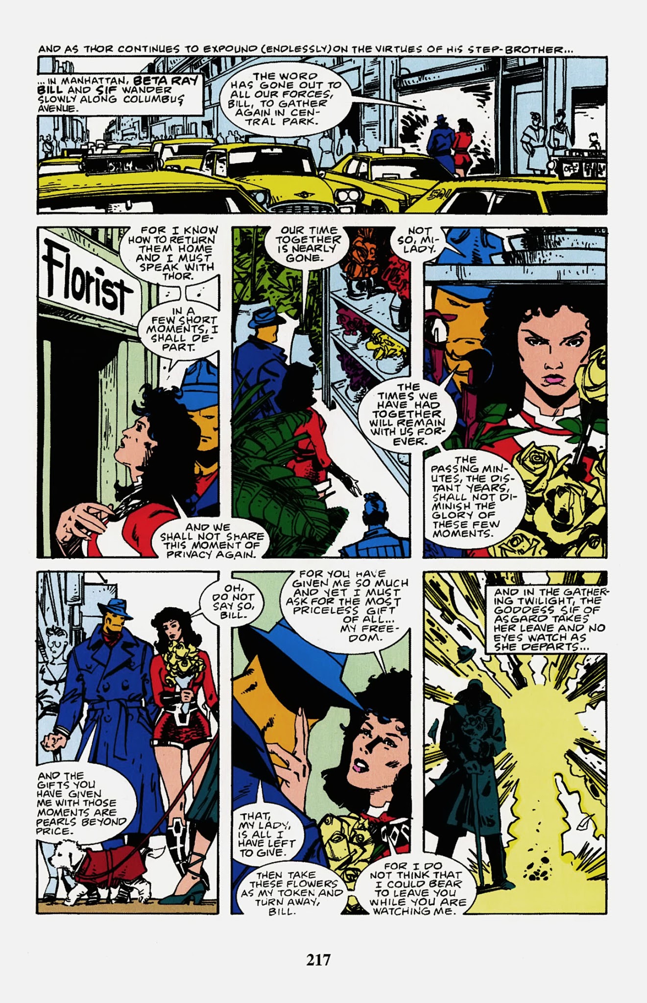 Read online Thor Visionaries: Walter Simonson comic -  Issue # TPB 2 - 219