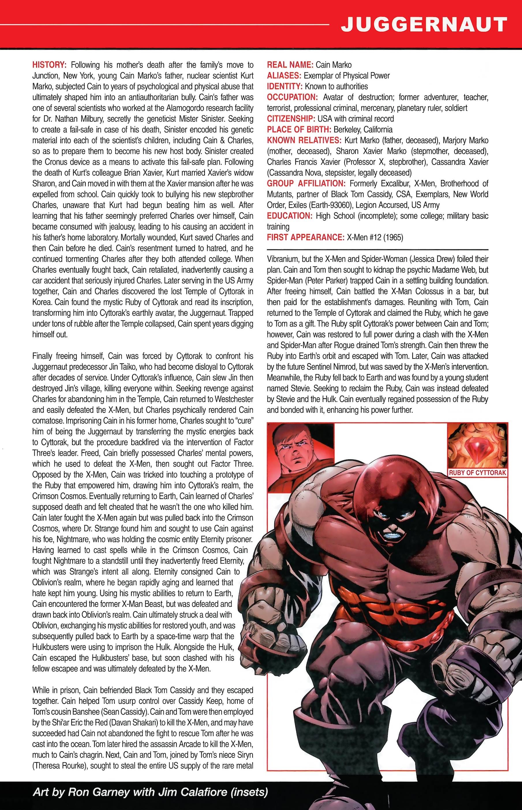 Read online Official Handbook of the Marvel Universe A to Z comic -  Issue # TPB 6 (Part 1) - 39