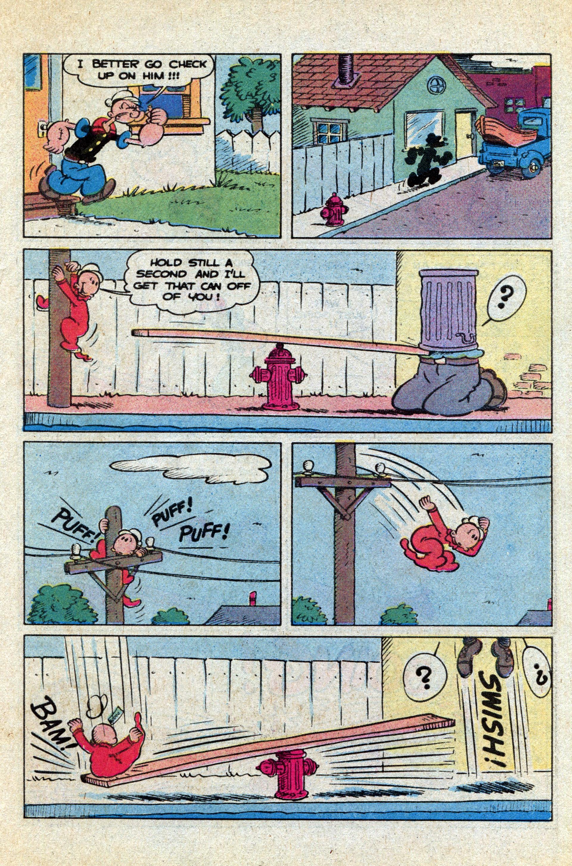 Read online Popeye (1948) comic -  Issue #167 - 31