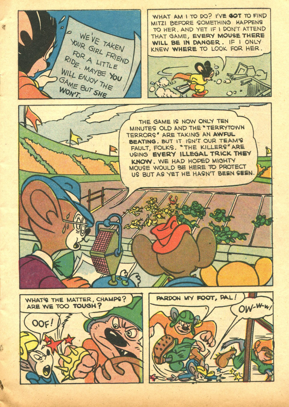 Read online Paul Terry's Mighty Mouse Comics comic -  Issue #9 - 7